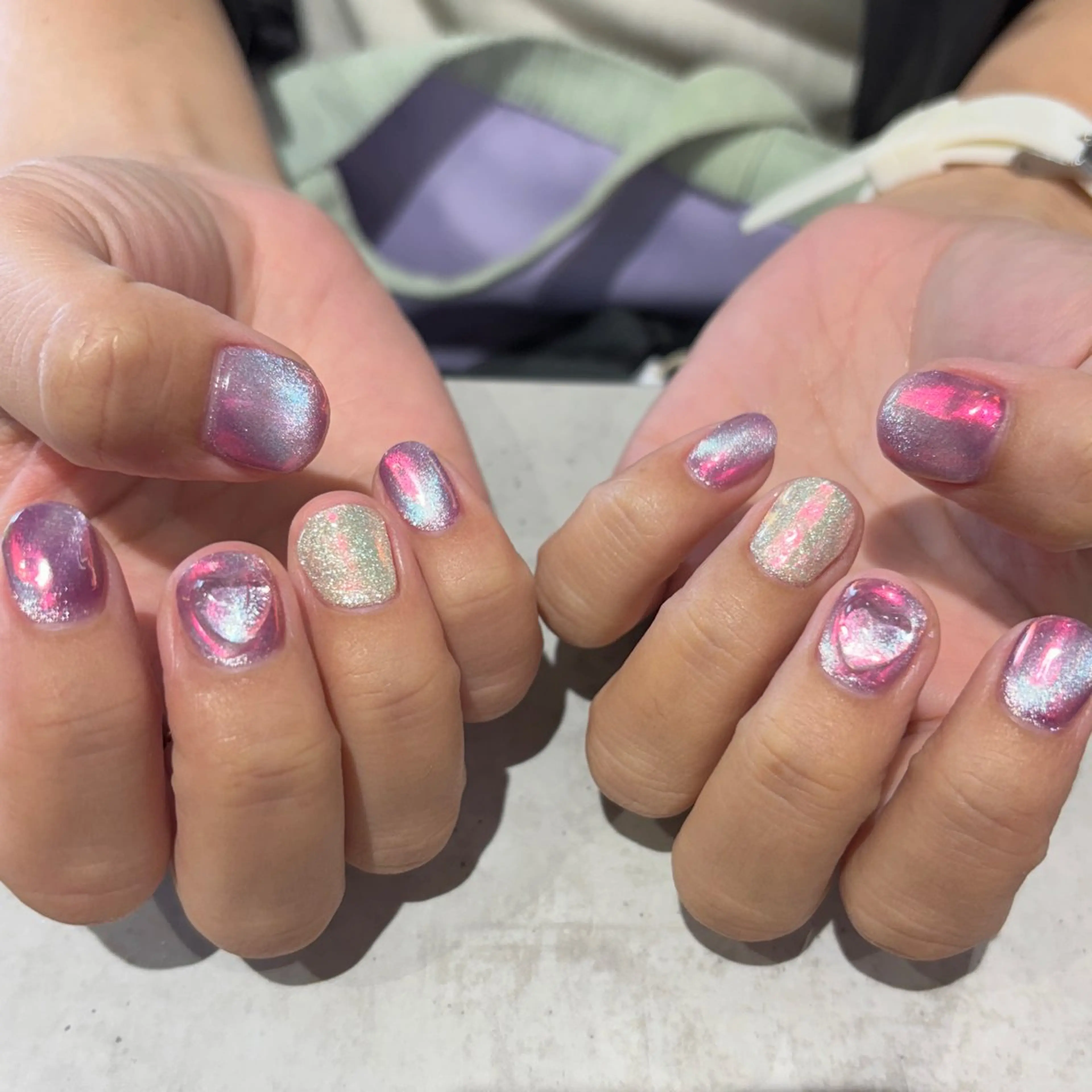 ネイル ハンドネイル YURIN 𓈒ㅤׂ 𝜗𝜚のネイルデザイン