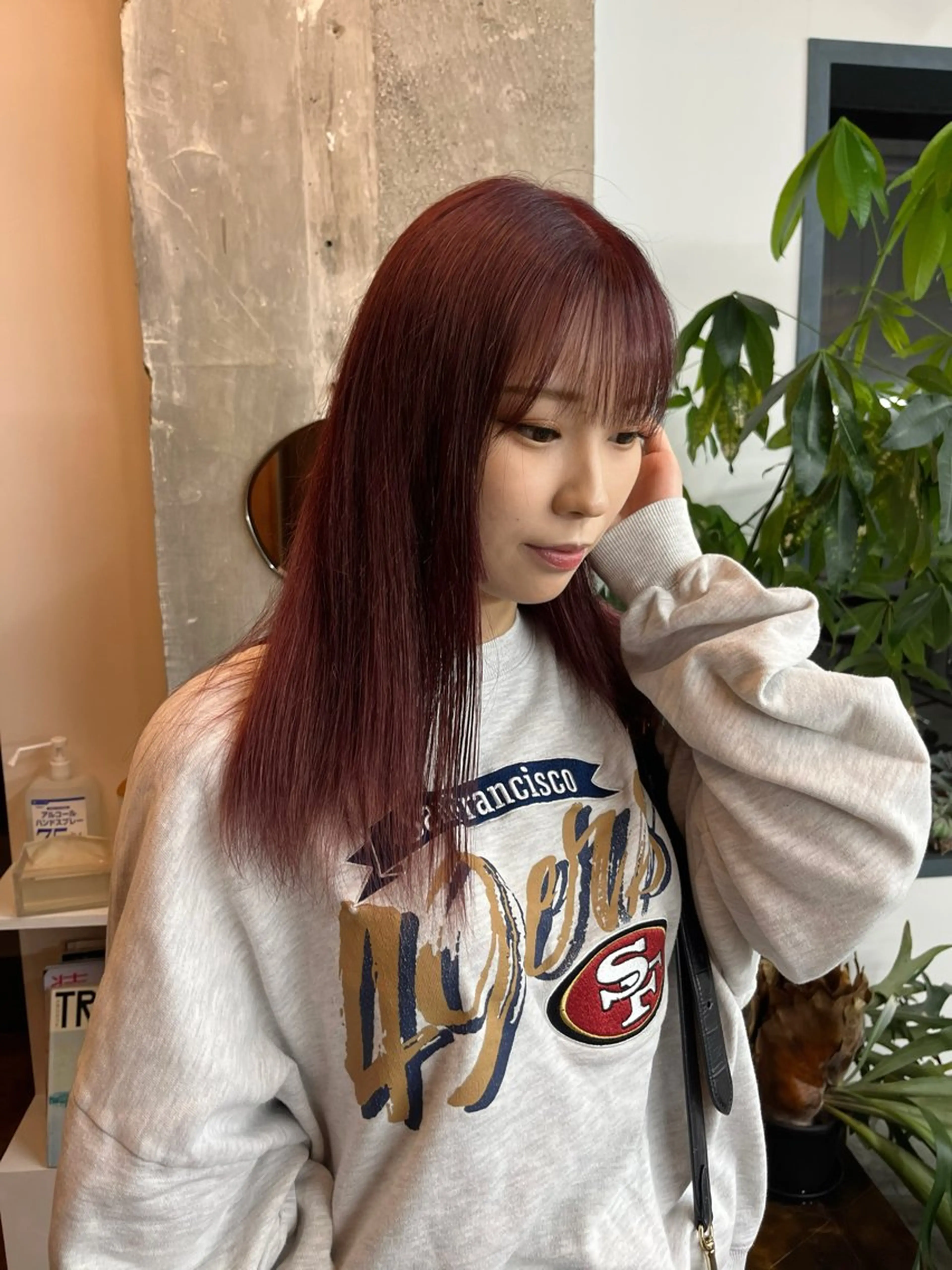 セミロング ヘアカラー 🫧透明感カラー🫧 ハシモトタケルのヘアスタイル