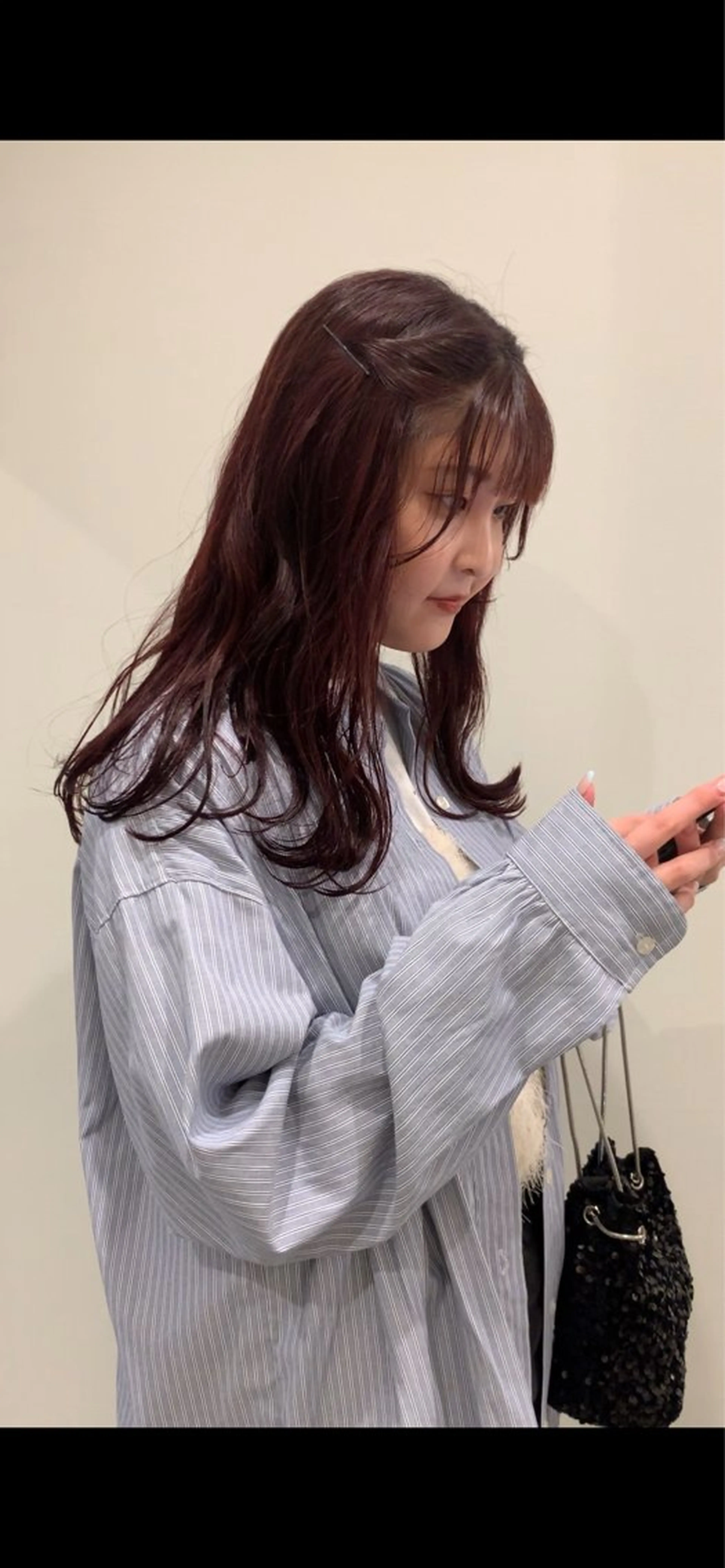 ロング カラー メンズ カット ヘアカラー トリートメント 落合希 Olivebeigeのヘアスタイル