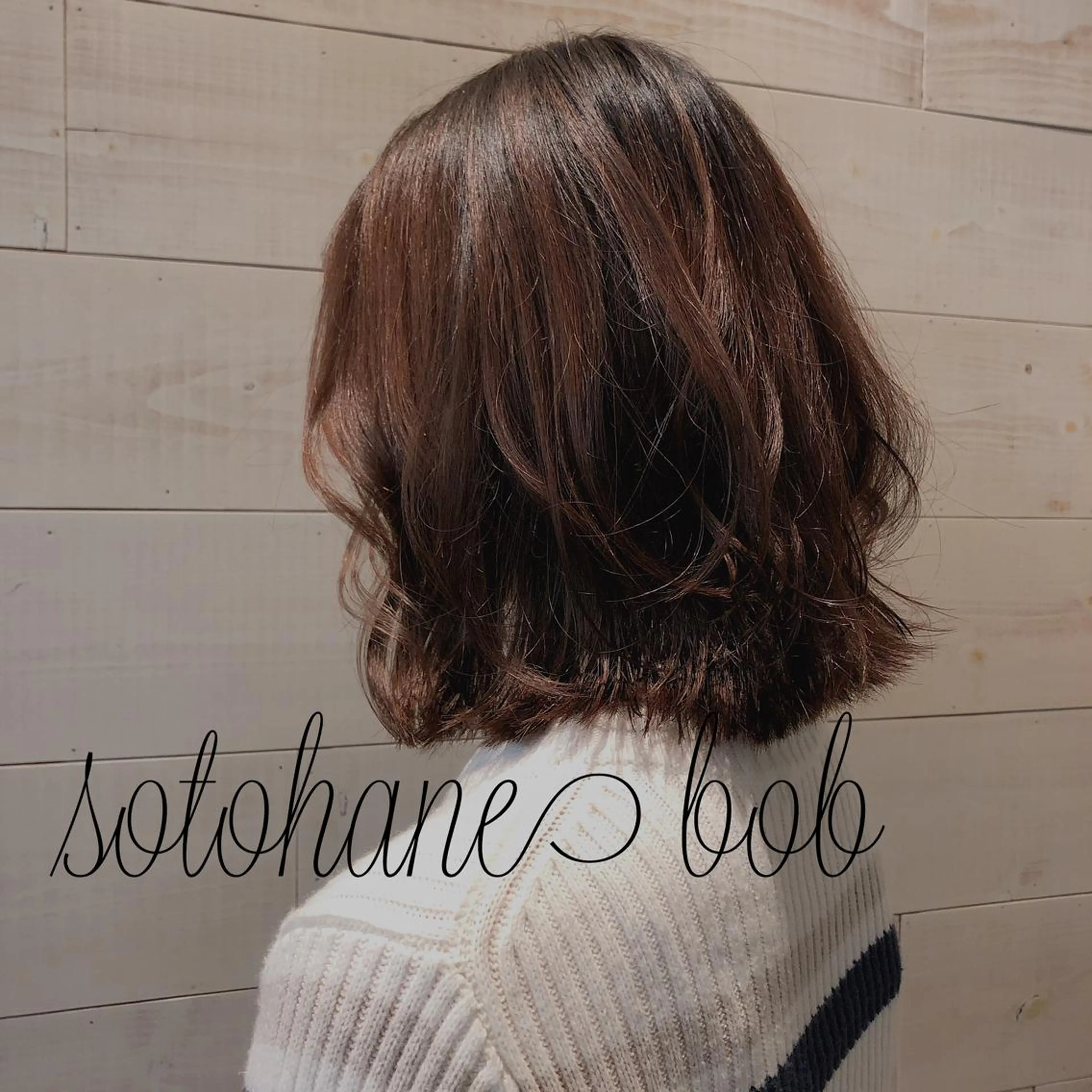 ミディアム カラー 中村 玲のヘアスタイル