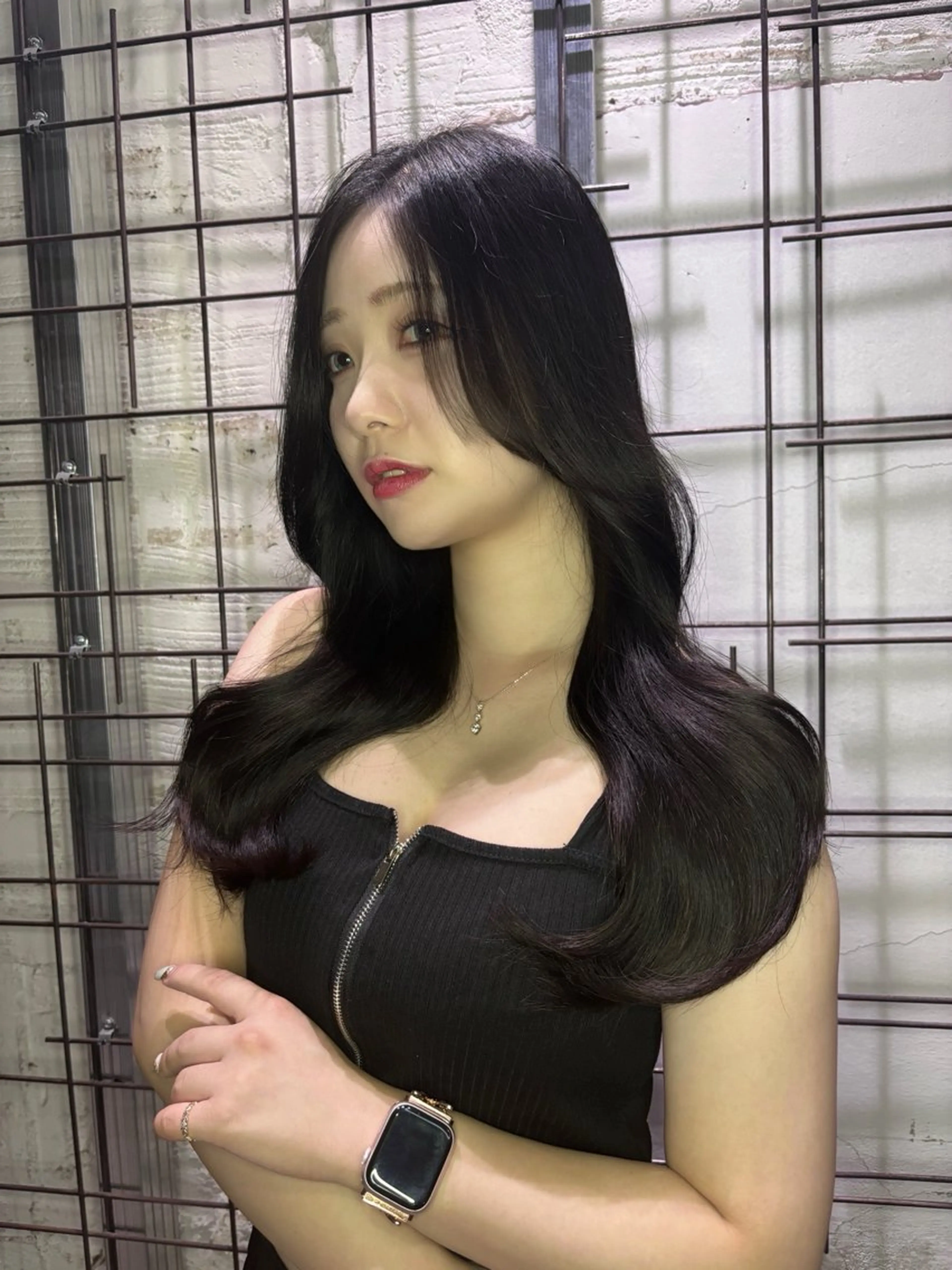 カラー カット ヘアカラー AYANE 韓国ヘア /レイヤーカットのヘアスタイル