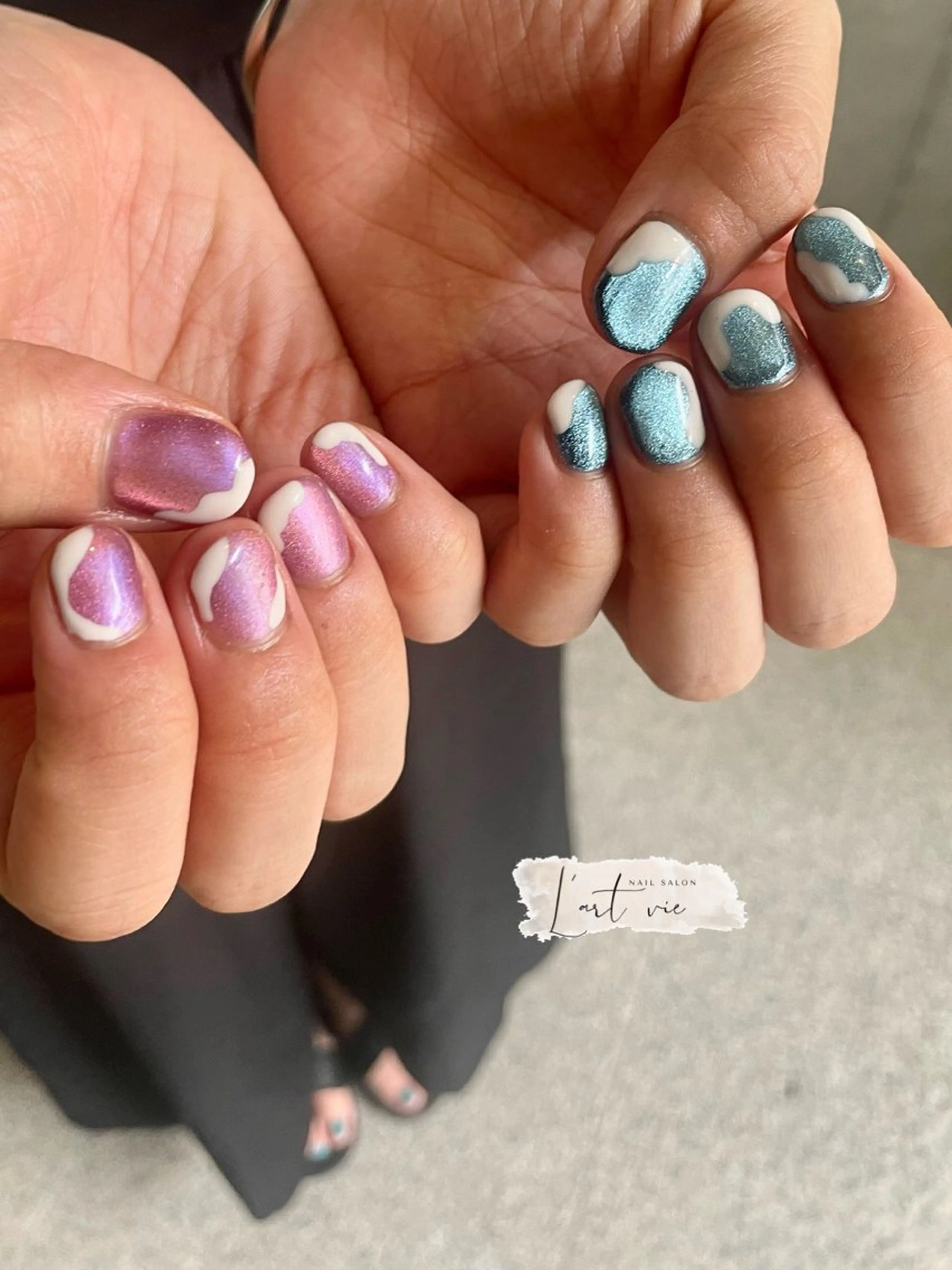 ネイル ニュアンスネイル ハンドネイル NailSalon L’artVieのネイルデザイン