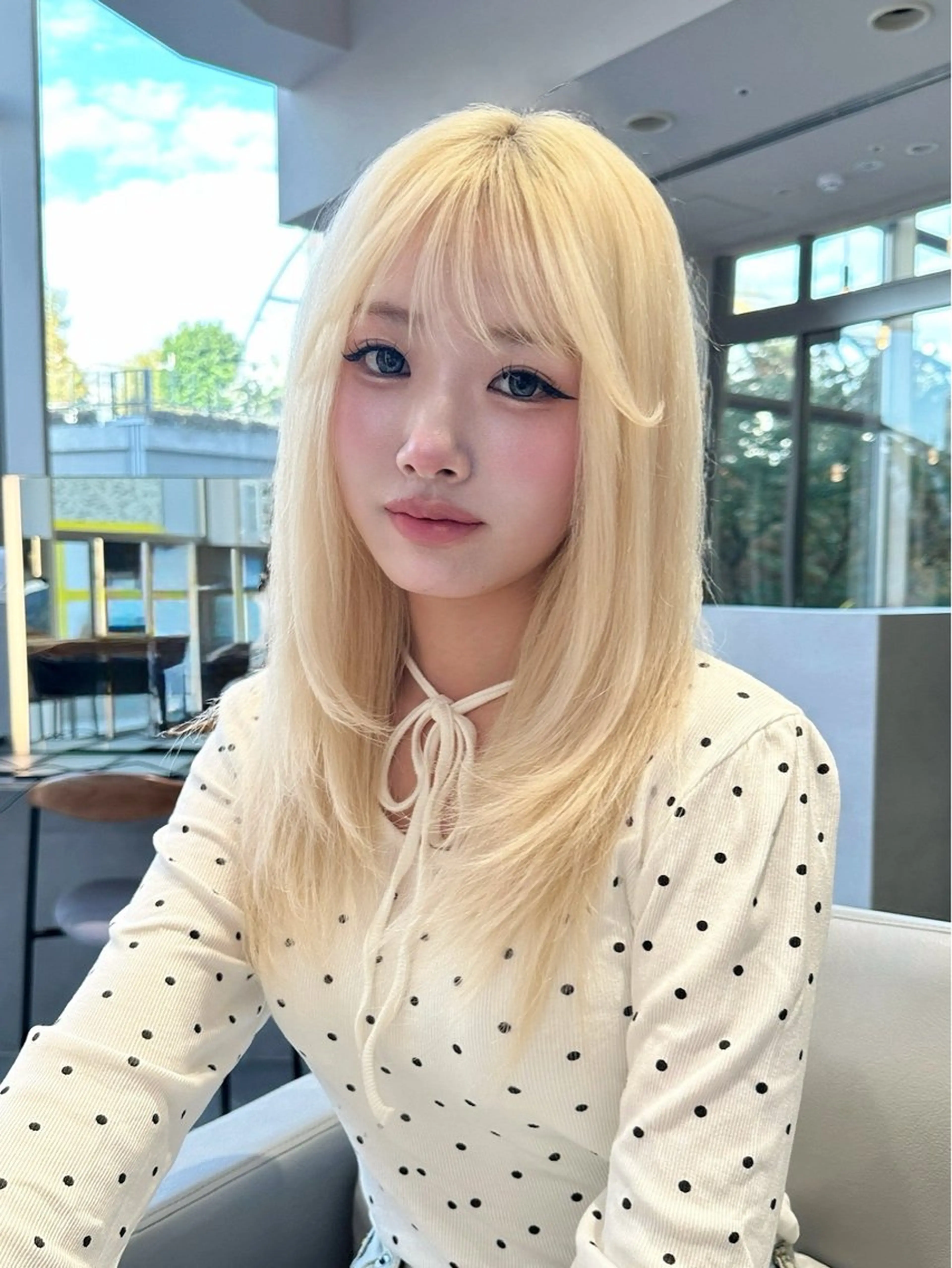 ロング カット トリートメント 今岡 凜也のヘアスタイル