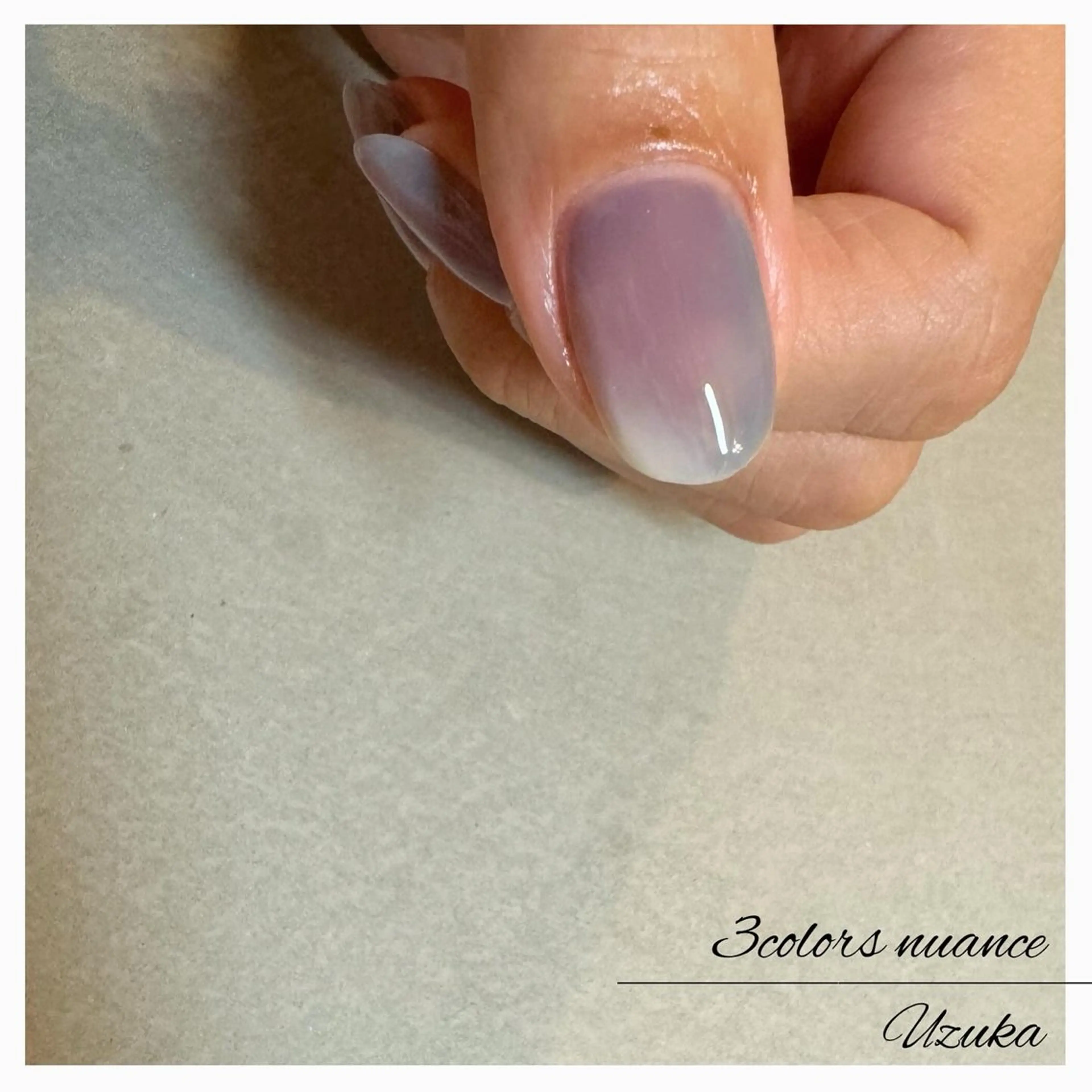 ネイル ニュアンスネイル 【 enn 】 Uzuka Yukaのネイルデザイン