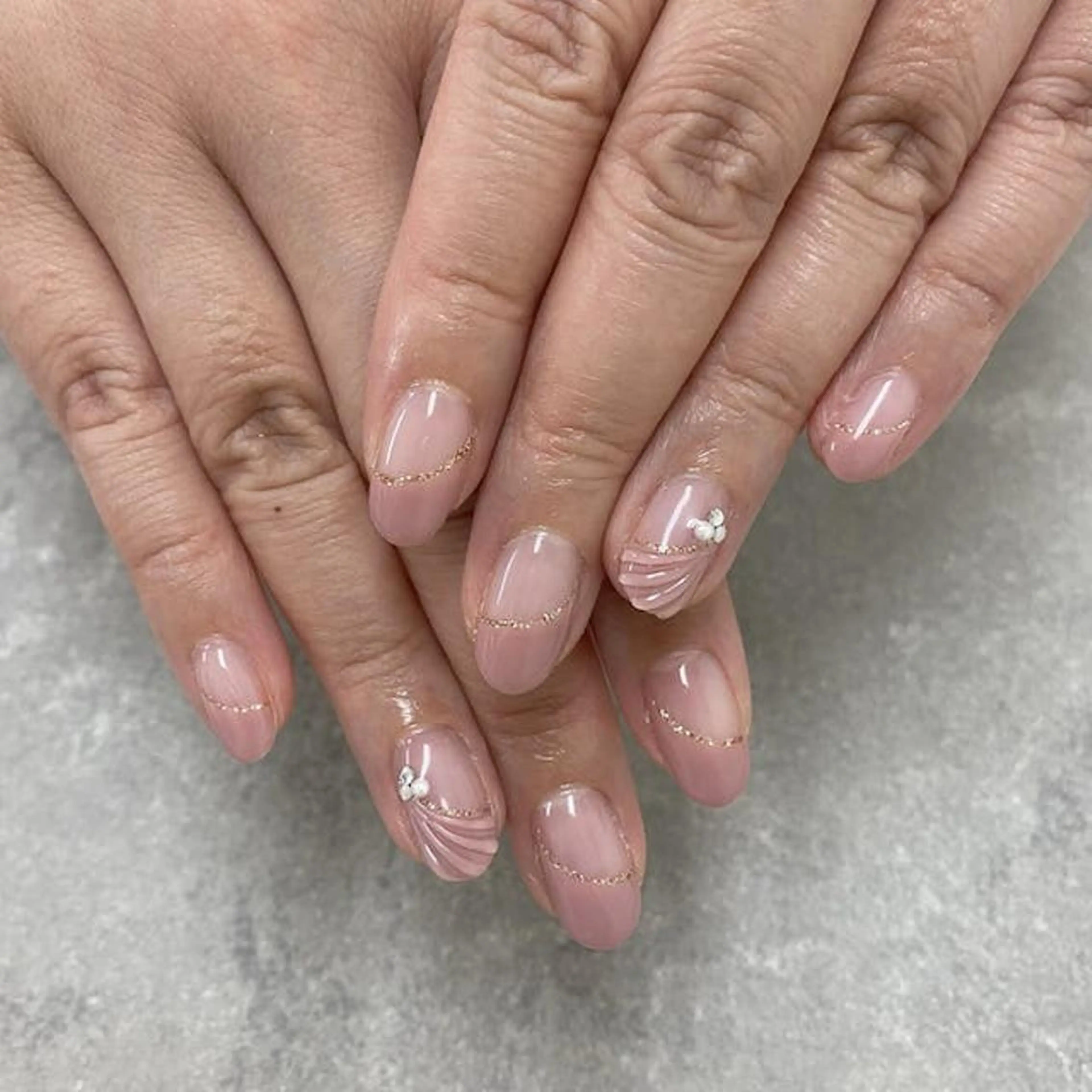 ネイル フットネイル フレンチネイル グラデーション キラキラネイル 韓国ネイル ハンドネイル ハンドケア FASTNAIL PLUS 新宿店のネイルデザイン