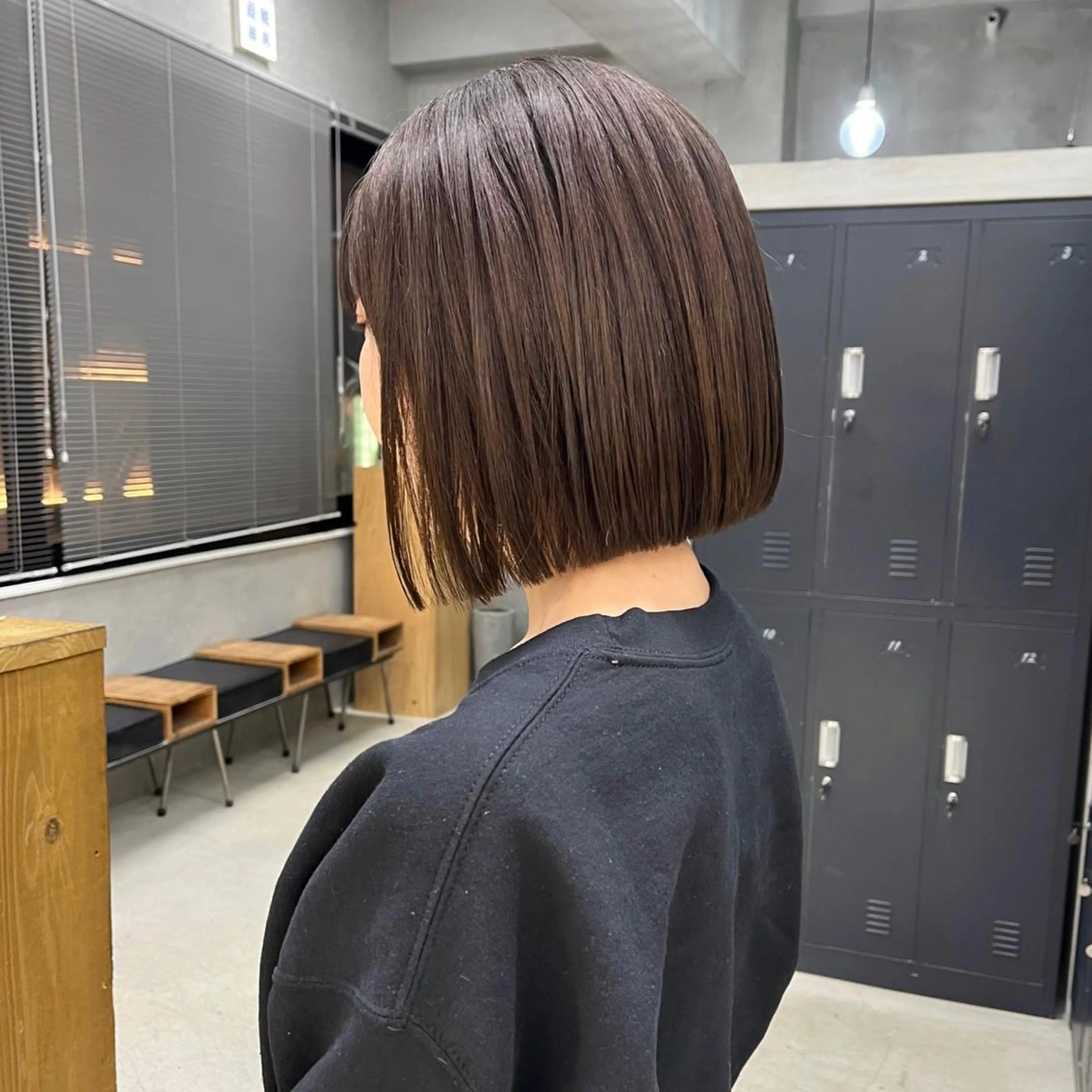 ショート カラー 切りっぱなしボブ ボブ 村田 春歌のヘアスタイル