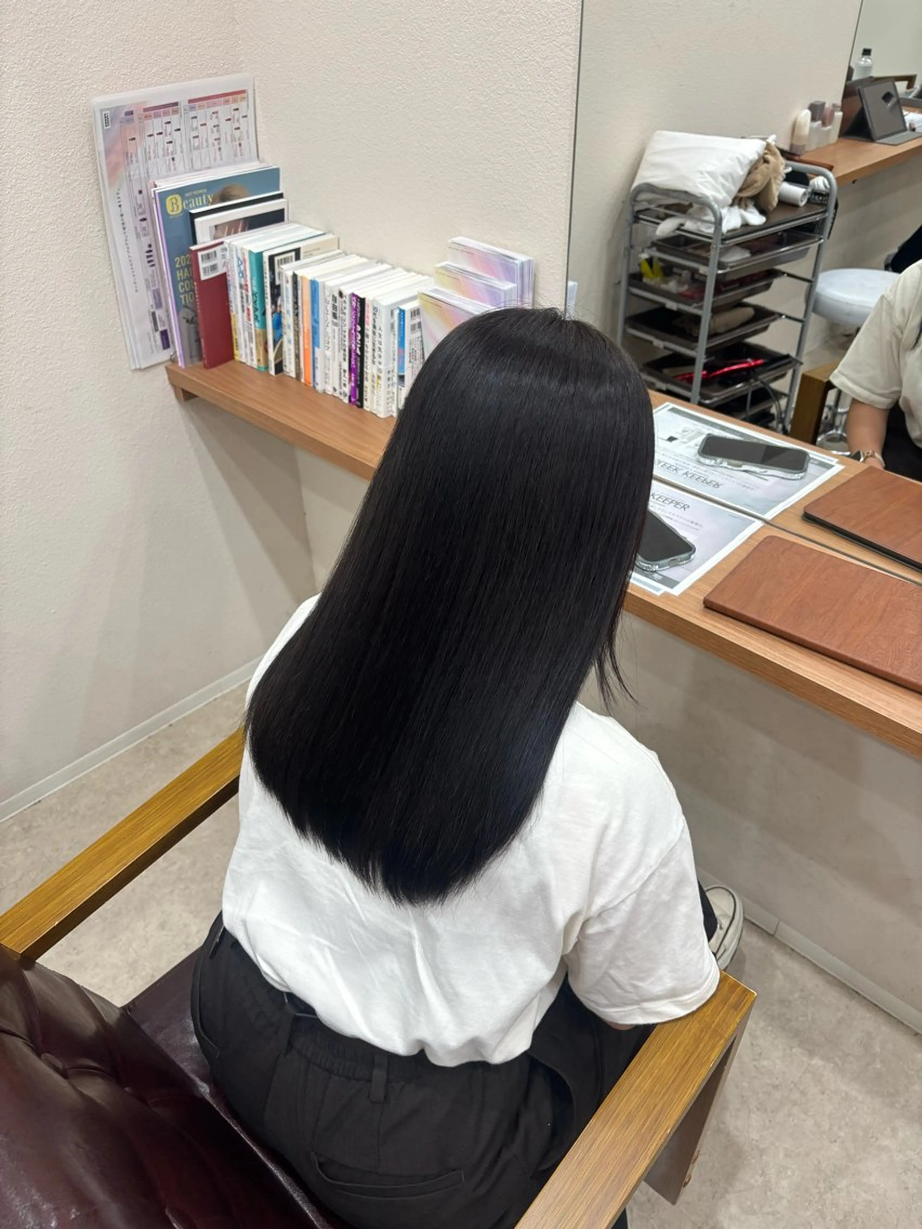 セミロング カラー グレージュ ヘアカラー トリートメント ナナホ/艶カラー🍀 /ヘッドスパ🫧のヘアスタイル