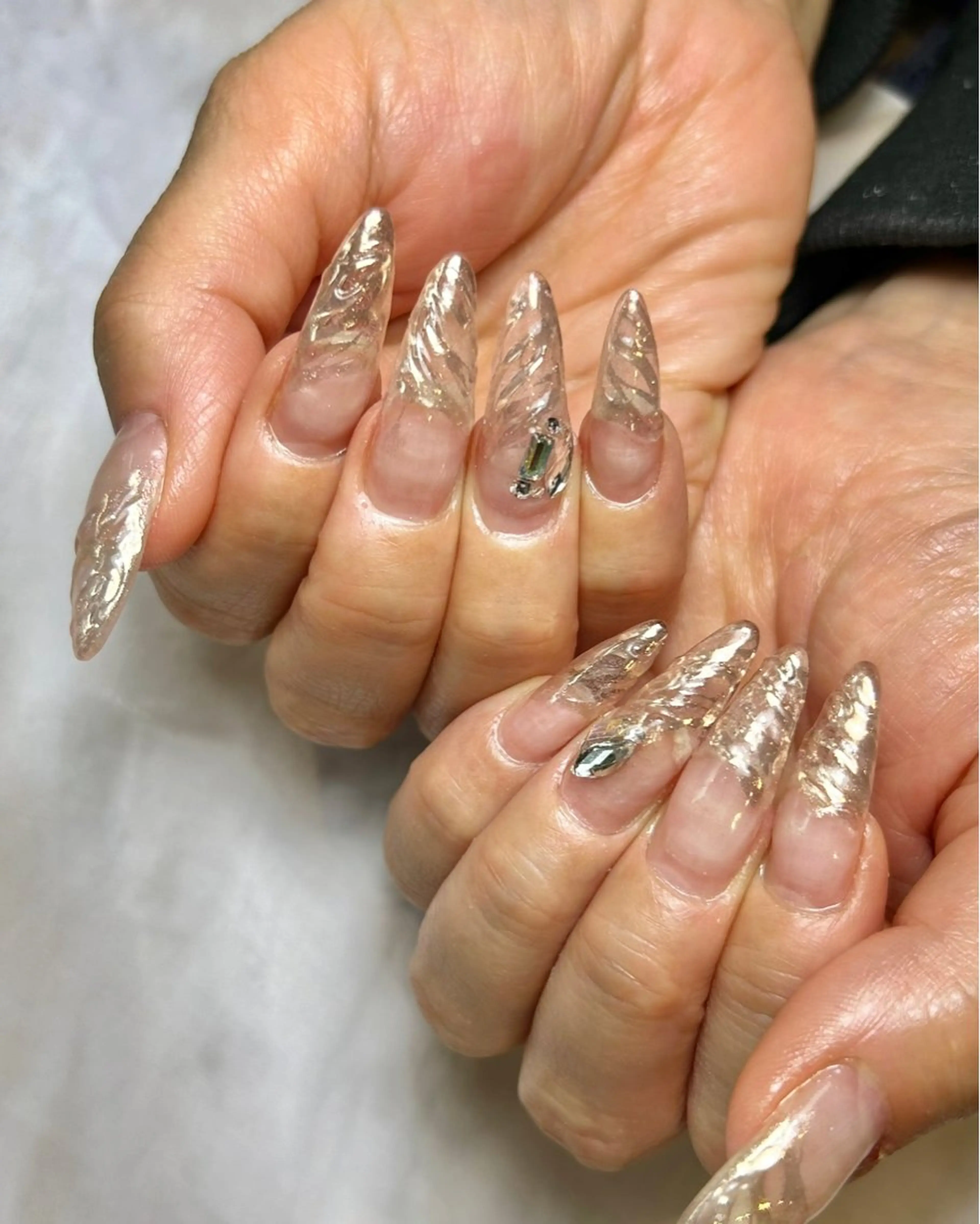 ネイル ゴージャス 持ち込み ハンドネイル Reflection marikoのネイルデザイン