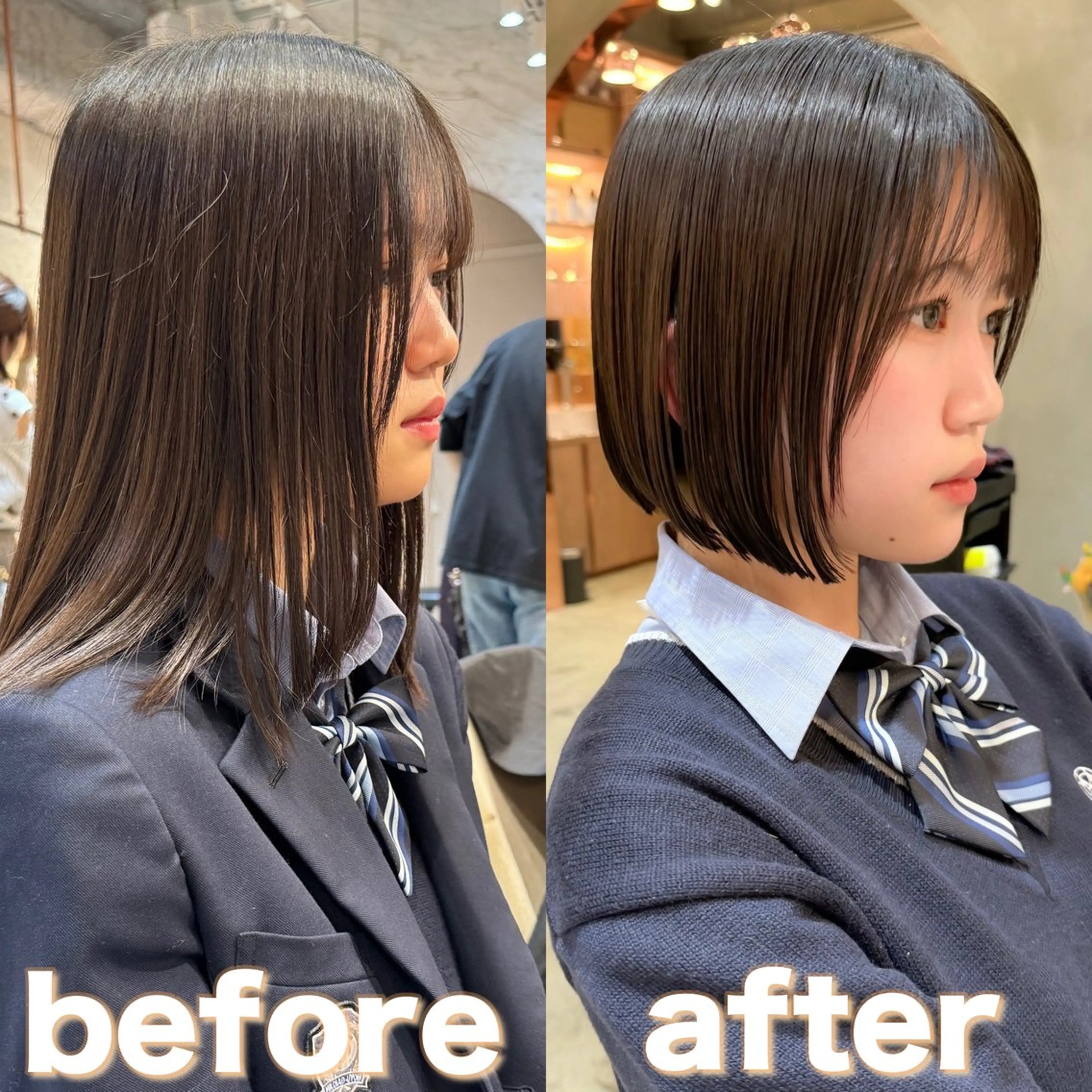 ショート カット ヘアカラー トリートメント 🌹ボブ/髪質改善 韓国ヘア🌹澤口龍成のヘアスタイル