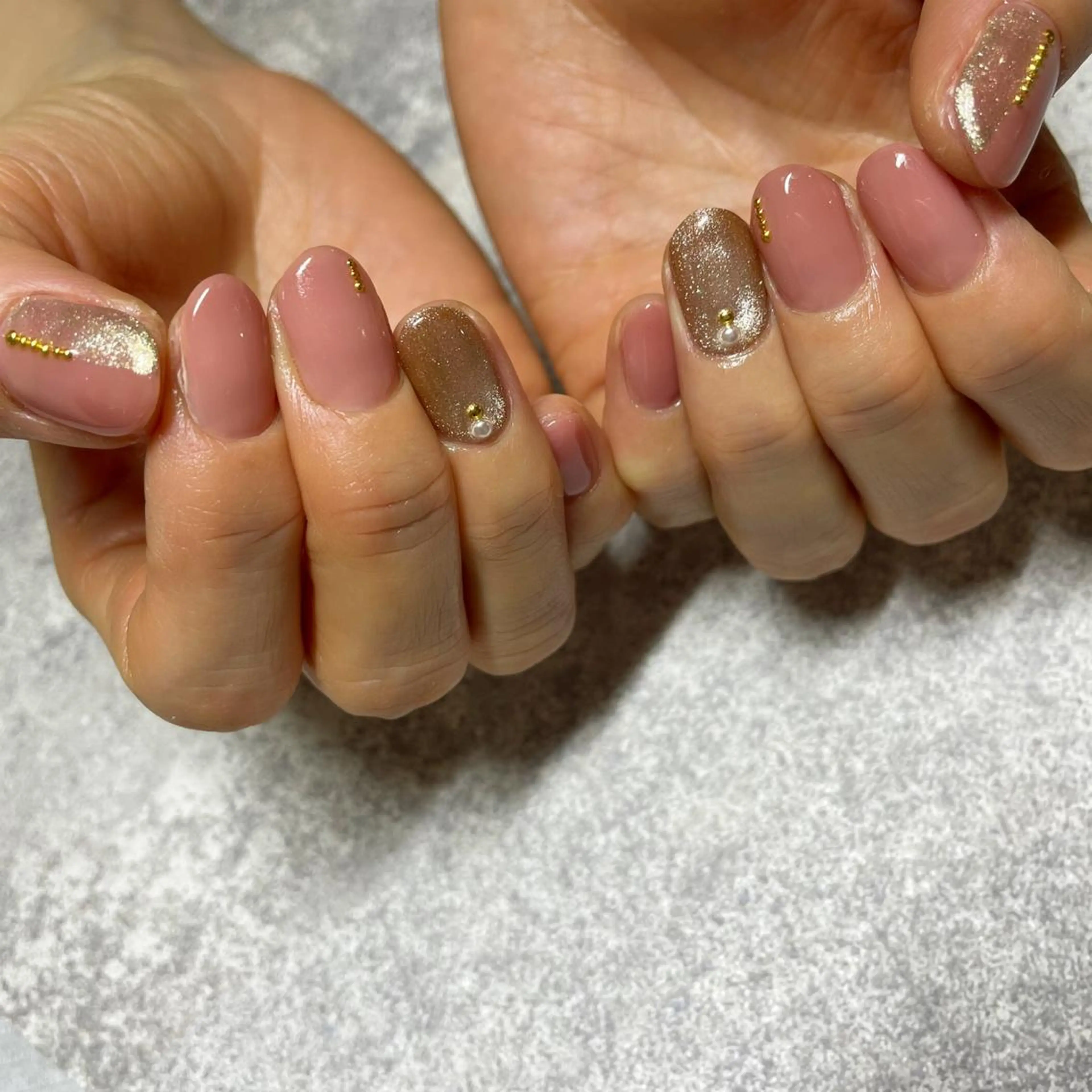 ネイル マグネットネイル ワンカラーネイル ハンドネイル ilo所属・舟橋 恭子のネイルデザイン