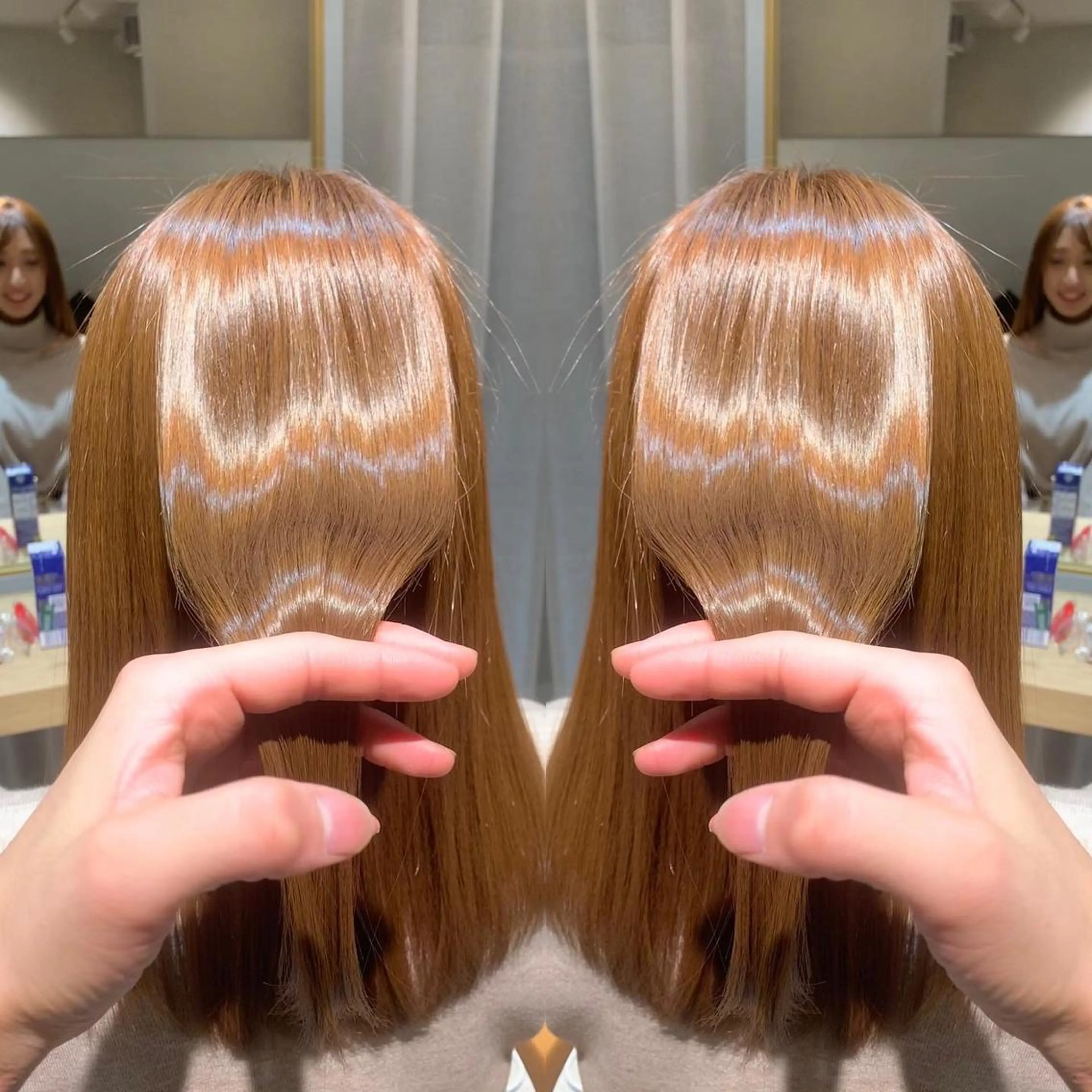 ミディアム ✨髪質改善　美髪✨ 縮毛　井上 大誠のヘアスタイル