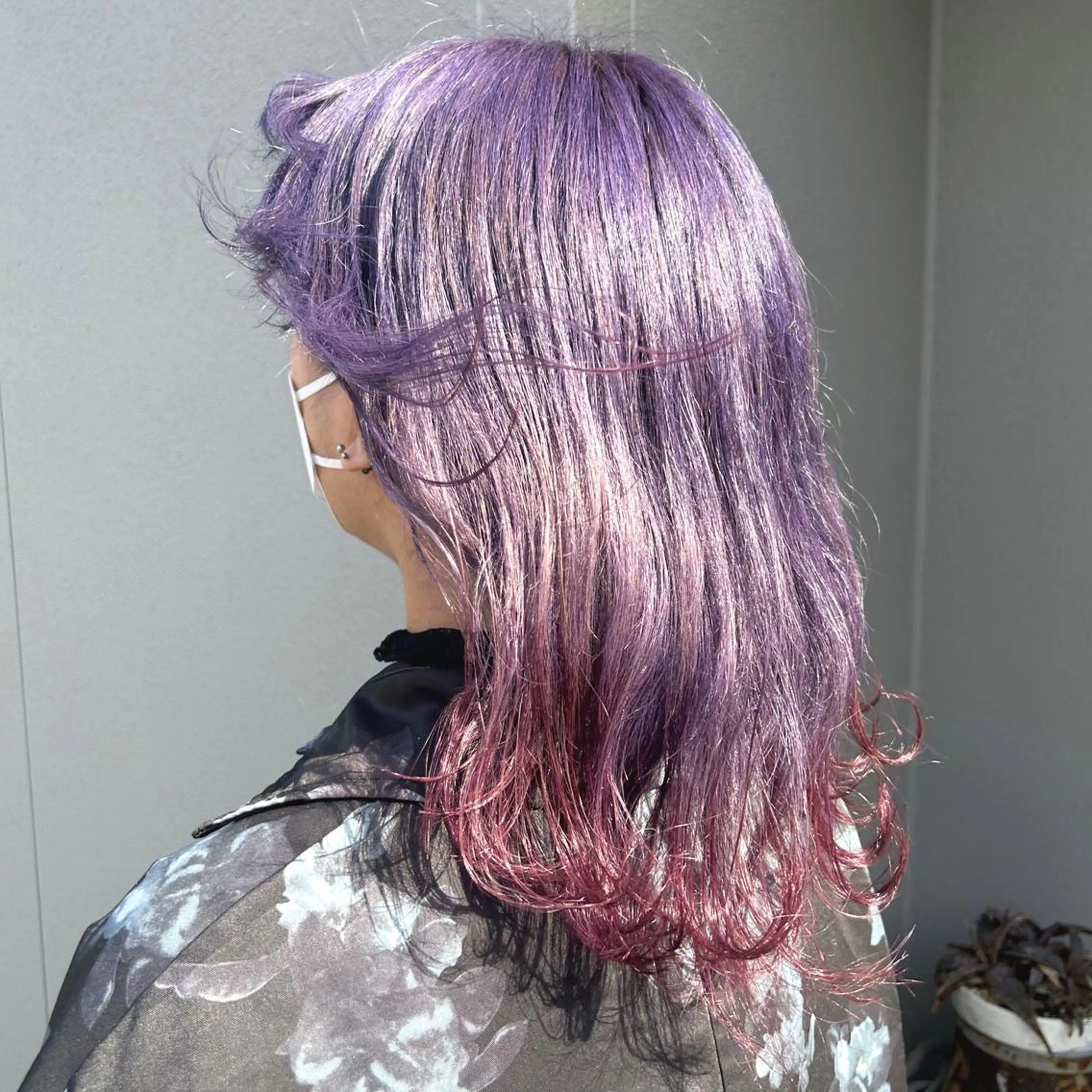 ミディアム カット ヘアカラー kachina所属・綿貫 美雪のヘアスタイル