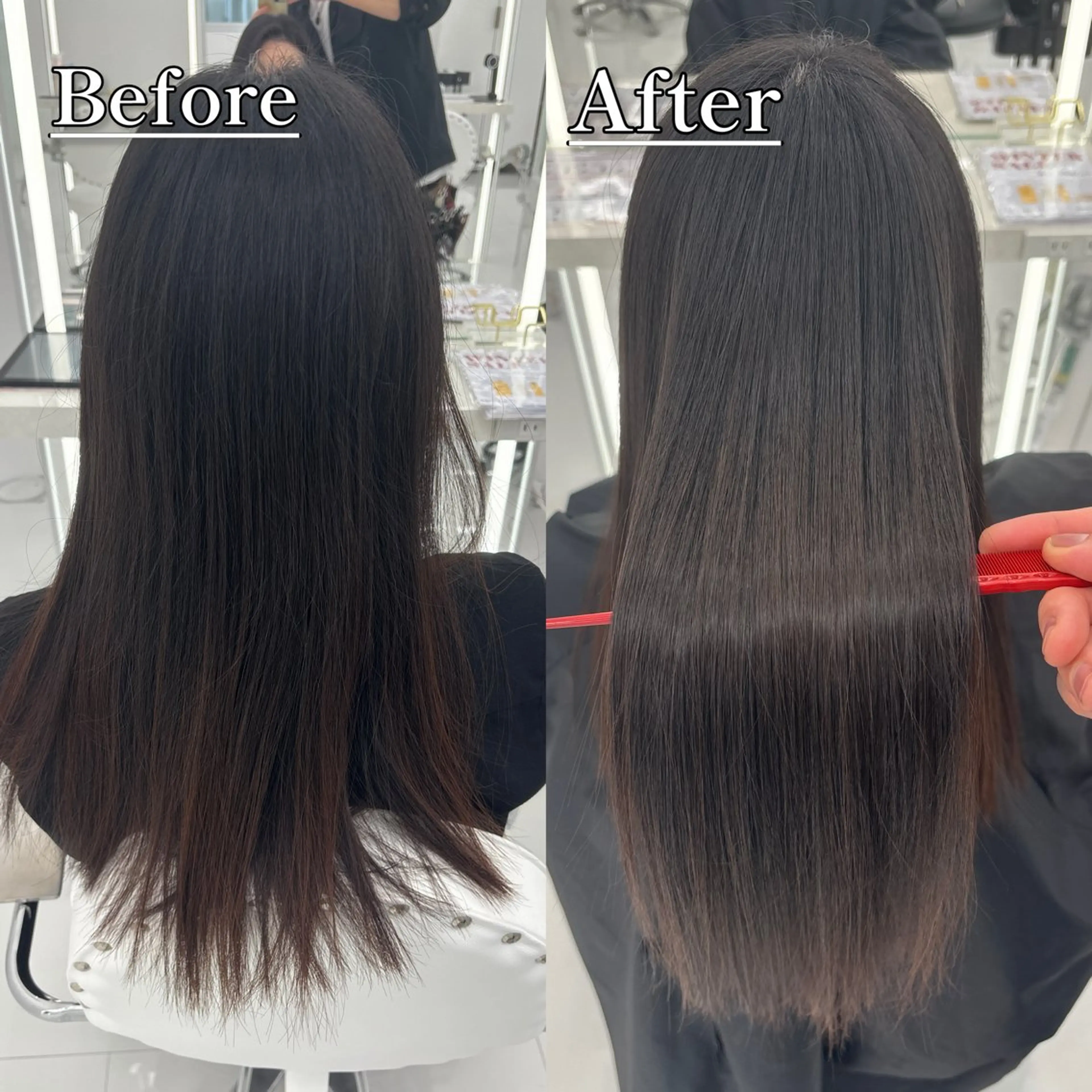 縮毛矯正✨️＋COAトリートメント付きの写真