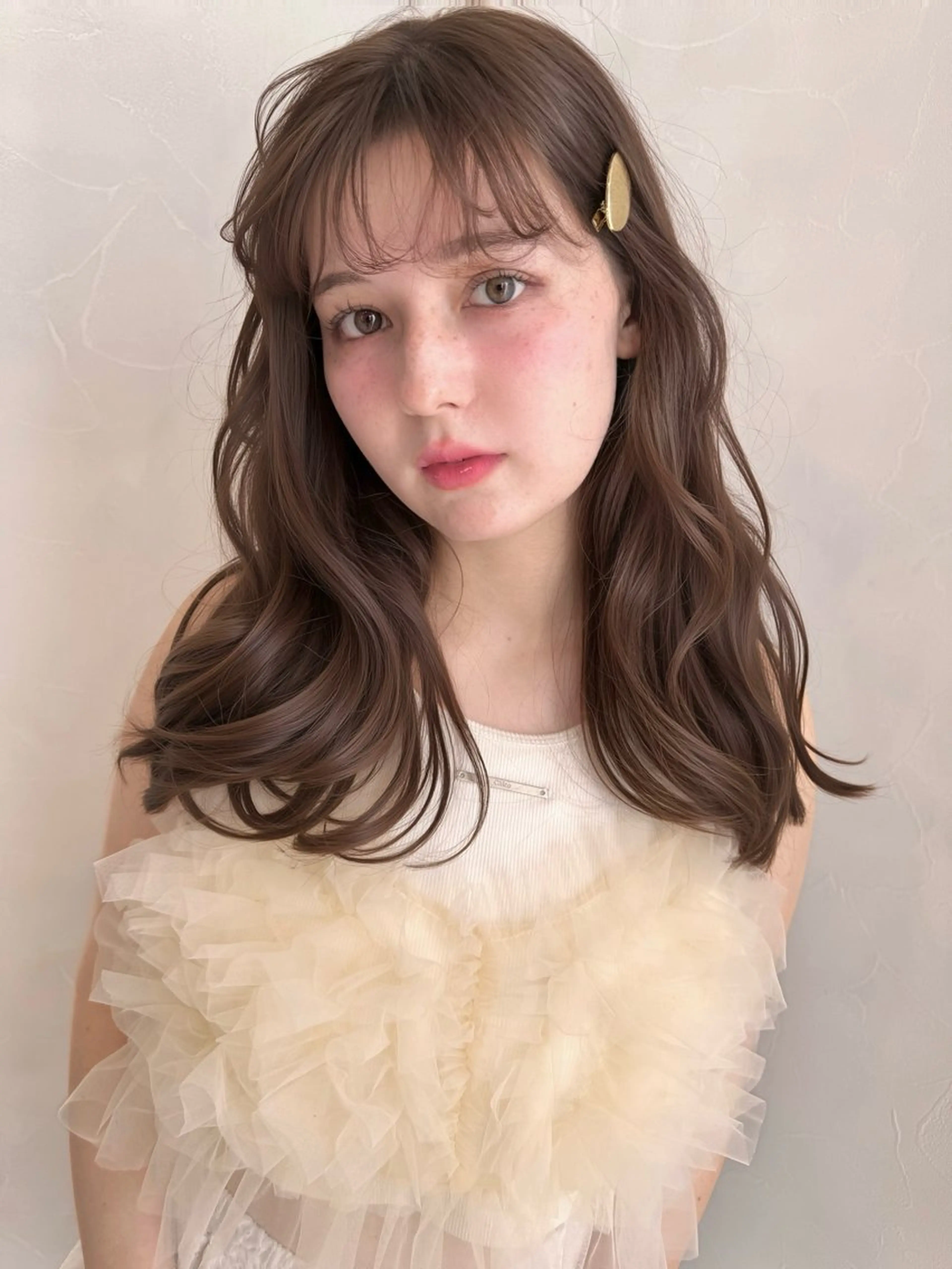 セミロング カット ヘアカラー 縮毛矯正 トリートメント SALOWIN表参道ANNEX店所属・表参道🪞垢抜けヘア 🤍mizukiのヘアスタイル