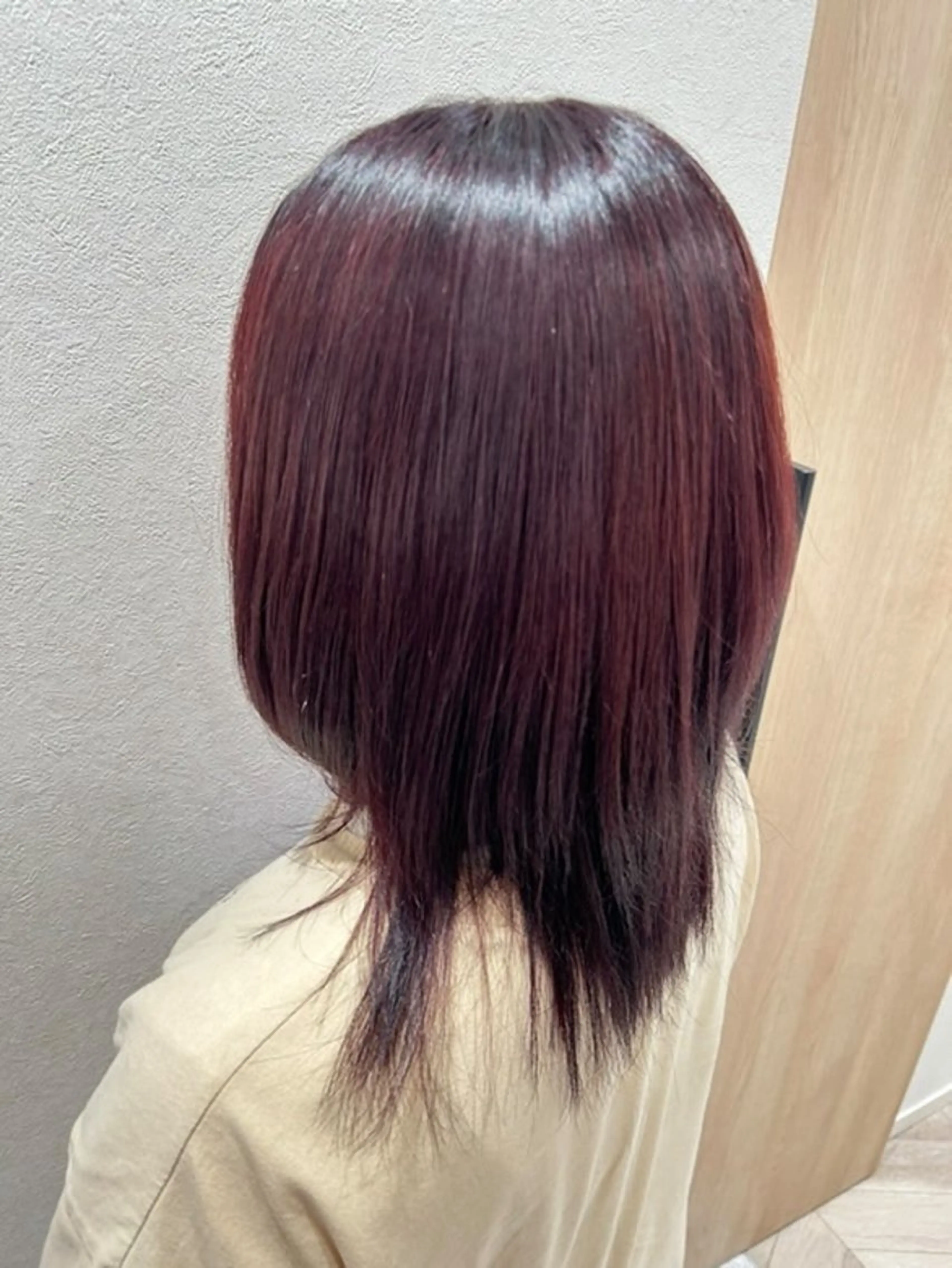 セミロング ✨髪質改善縮毛矯正 ✨輿水のヘアスタイル