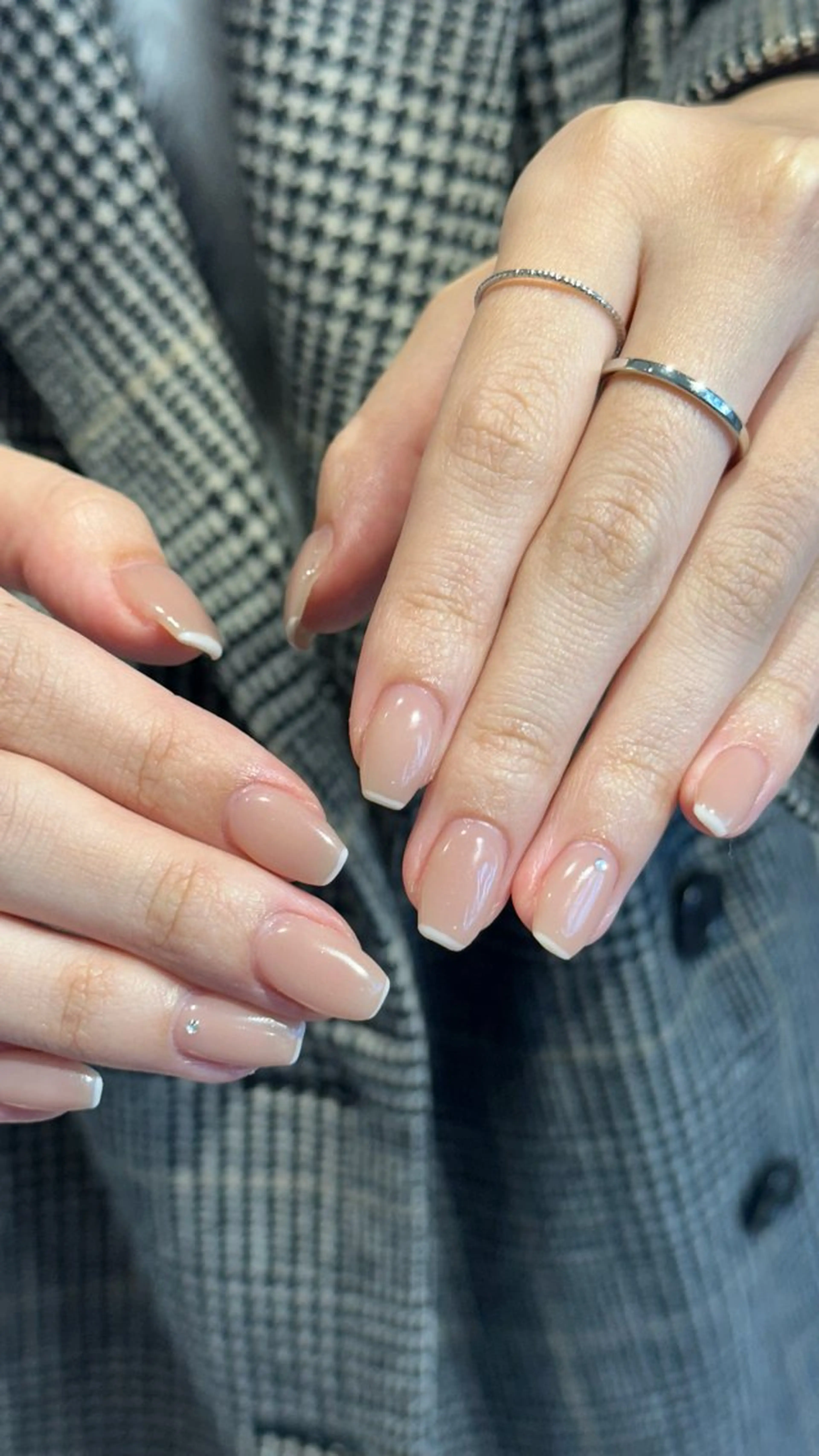 ネイル ハンドネイル 🎀韓国レイヤー特化 🎀ベージュ/ミクのヘアスタイル