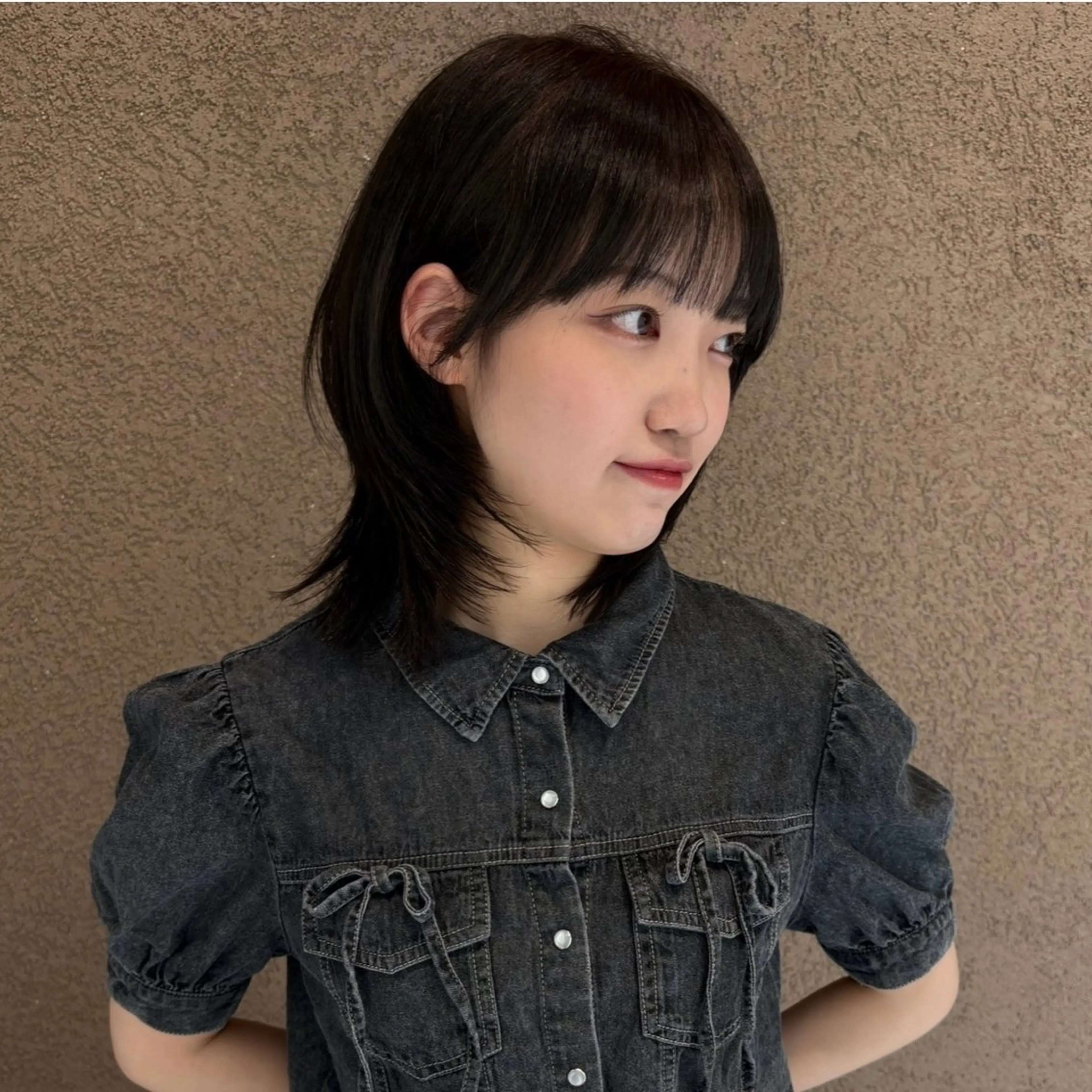 ミディアム カラー カット ヘアカラー risako🇰🇷 韓国ヘア/レイヤーのヘアスタイル