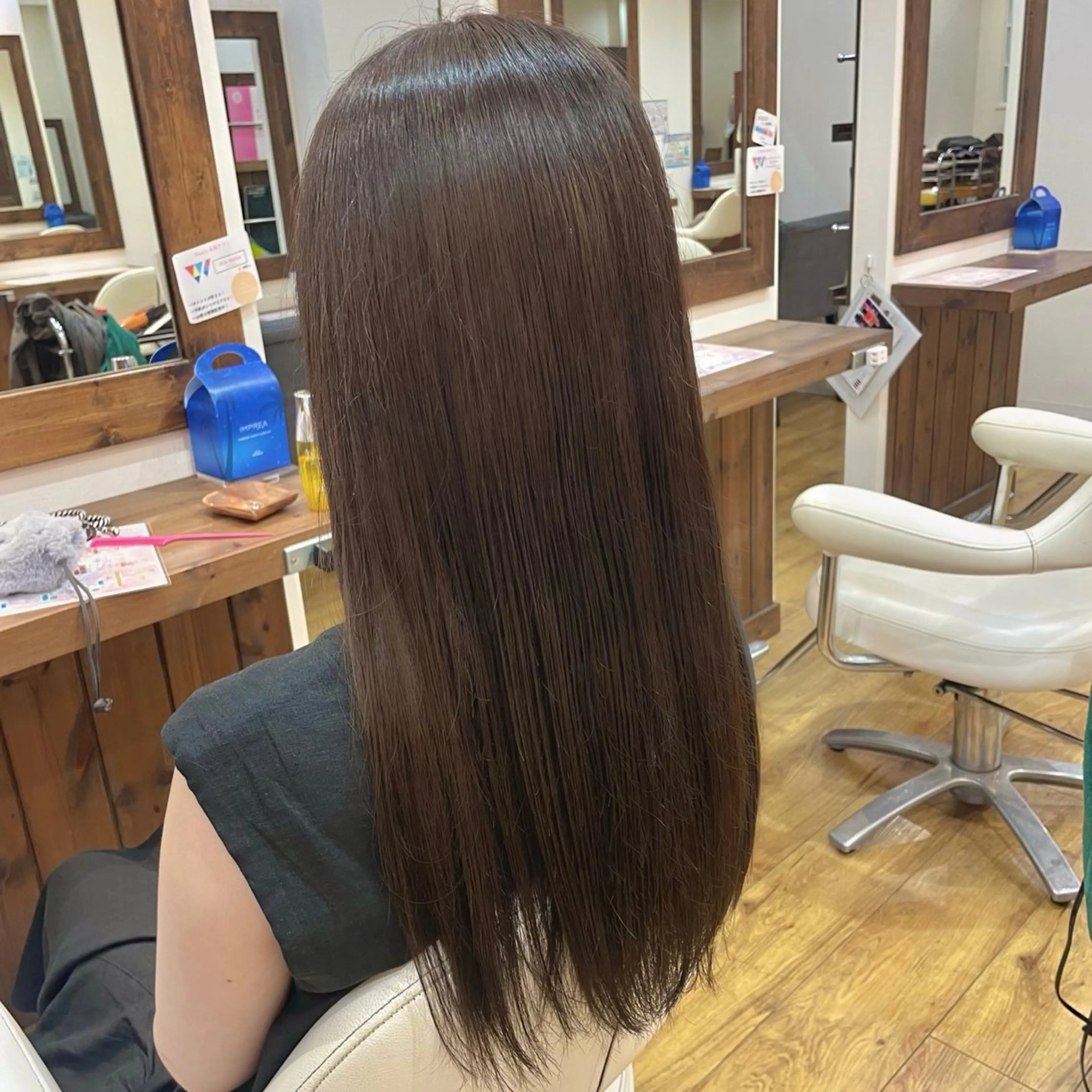 ロング カラー アディクシーカラー カット 💖メンズモデル 募集/晴香💖のヘアスタイル