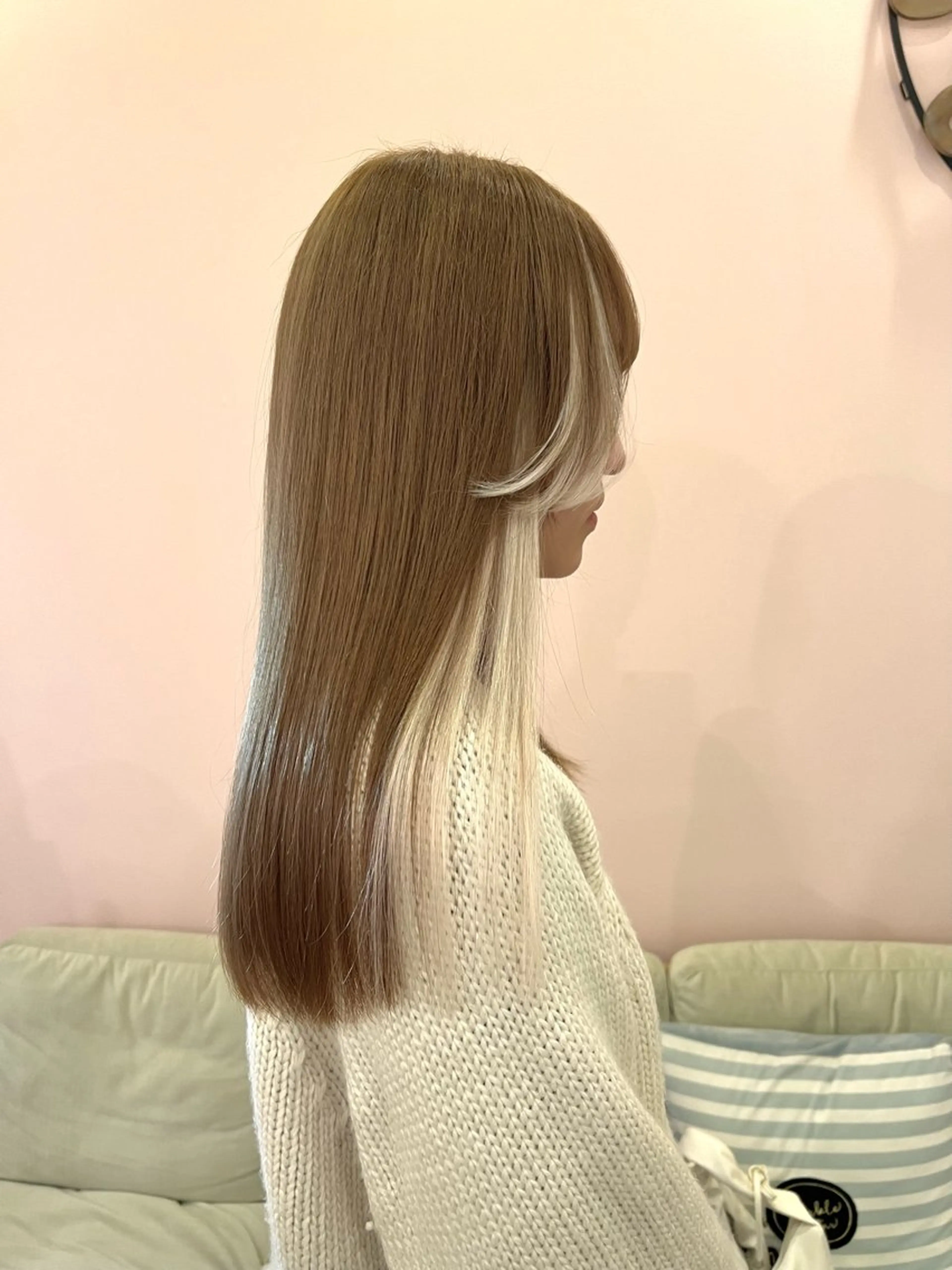 ロング カラー ヘアカラー トリートメント 🎀野崎 美玖𝜗𝜚˚⋆のヘアスタイル