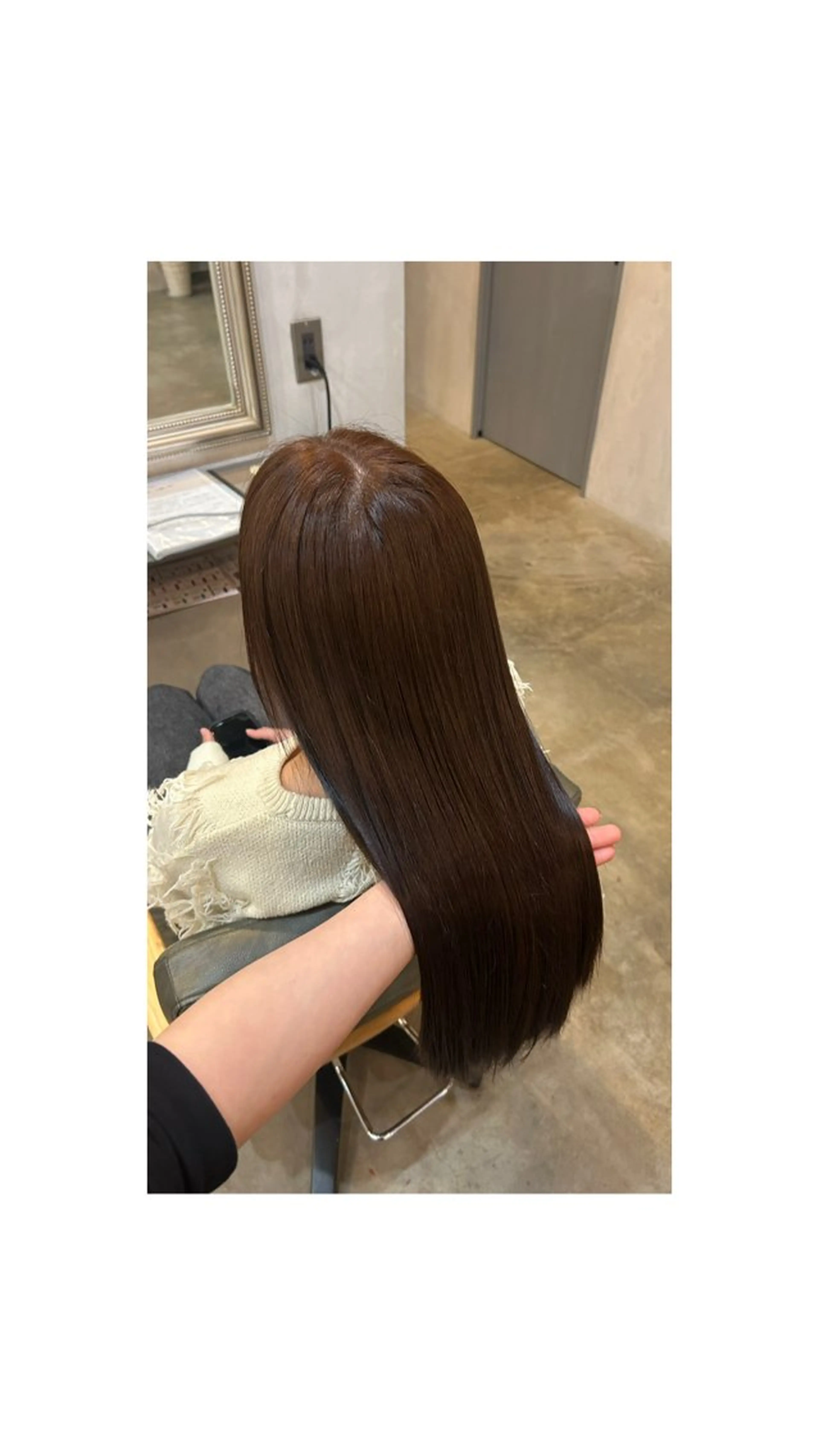 ロング 長谷川 楓恋のヘアスタイル