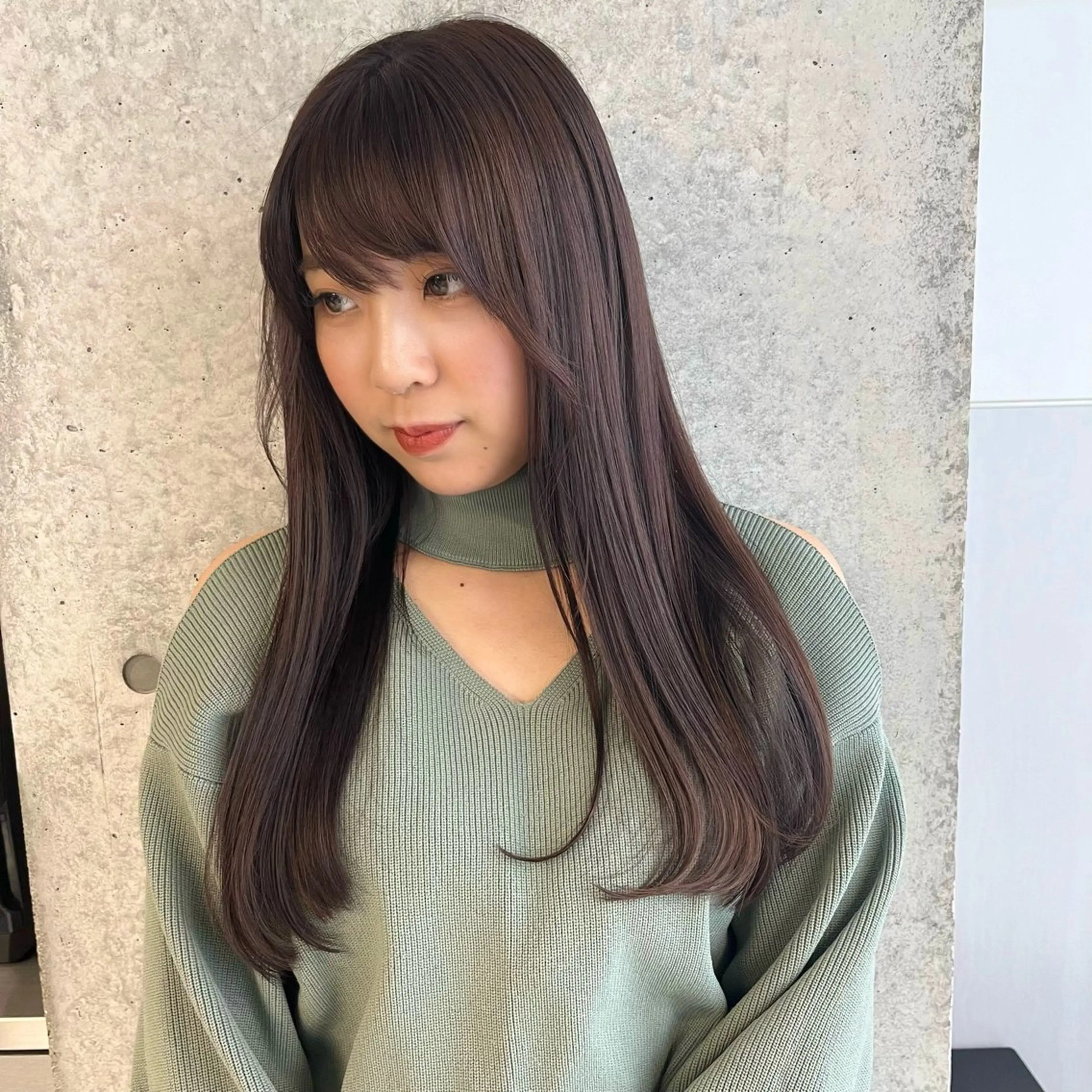 ロング カラー ブリーチ ラベンダーカラー ブリーチなしカラー ピンクカラー ピンクラベンダー ヘアカラー トリートメント Miyu🎀レイヤー ／透明感カラー🪽のヘアスタイル