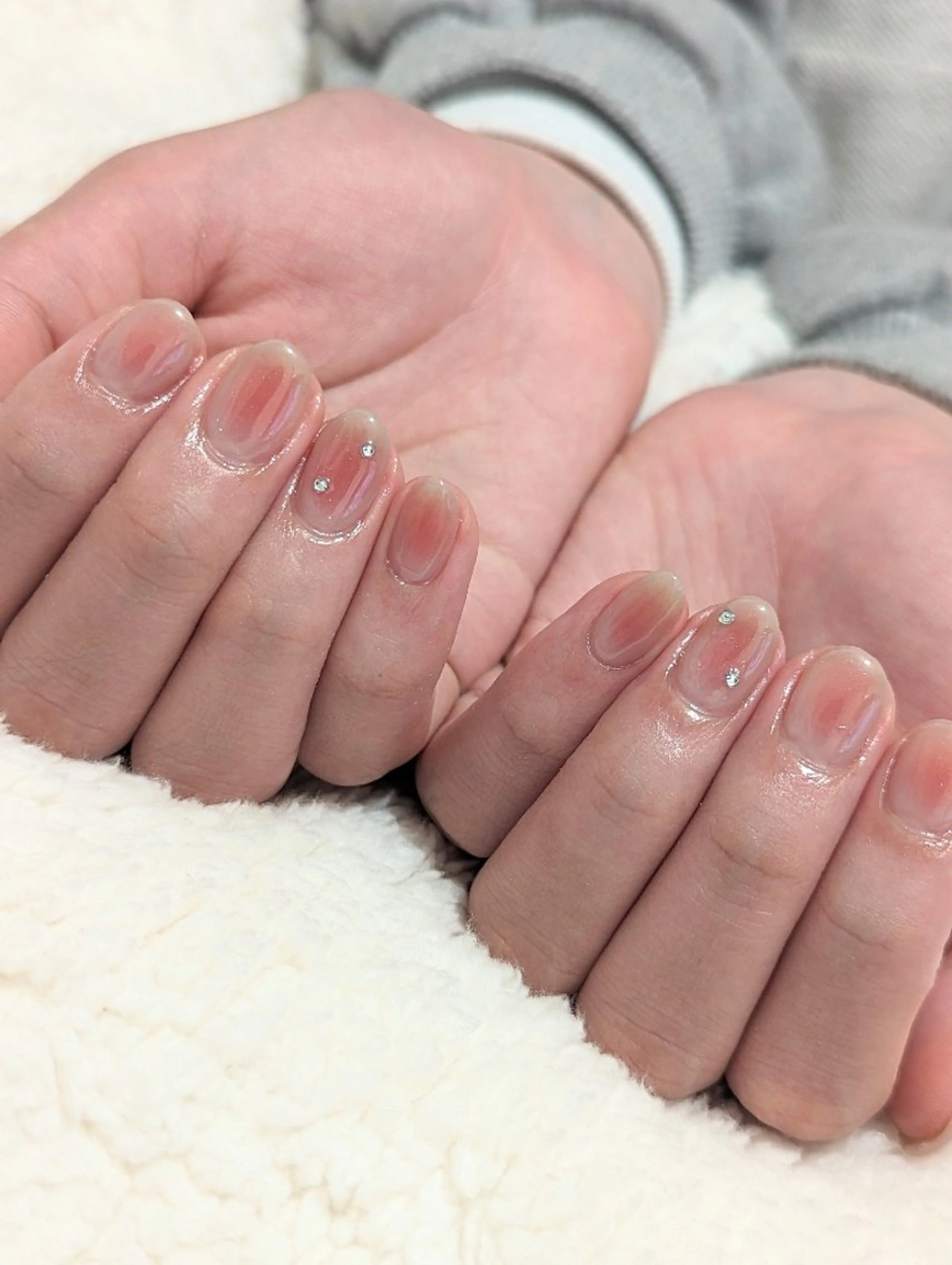 ネイル チークネイル VIBLISS福岡店 yurichanのネイルデザイン