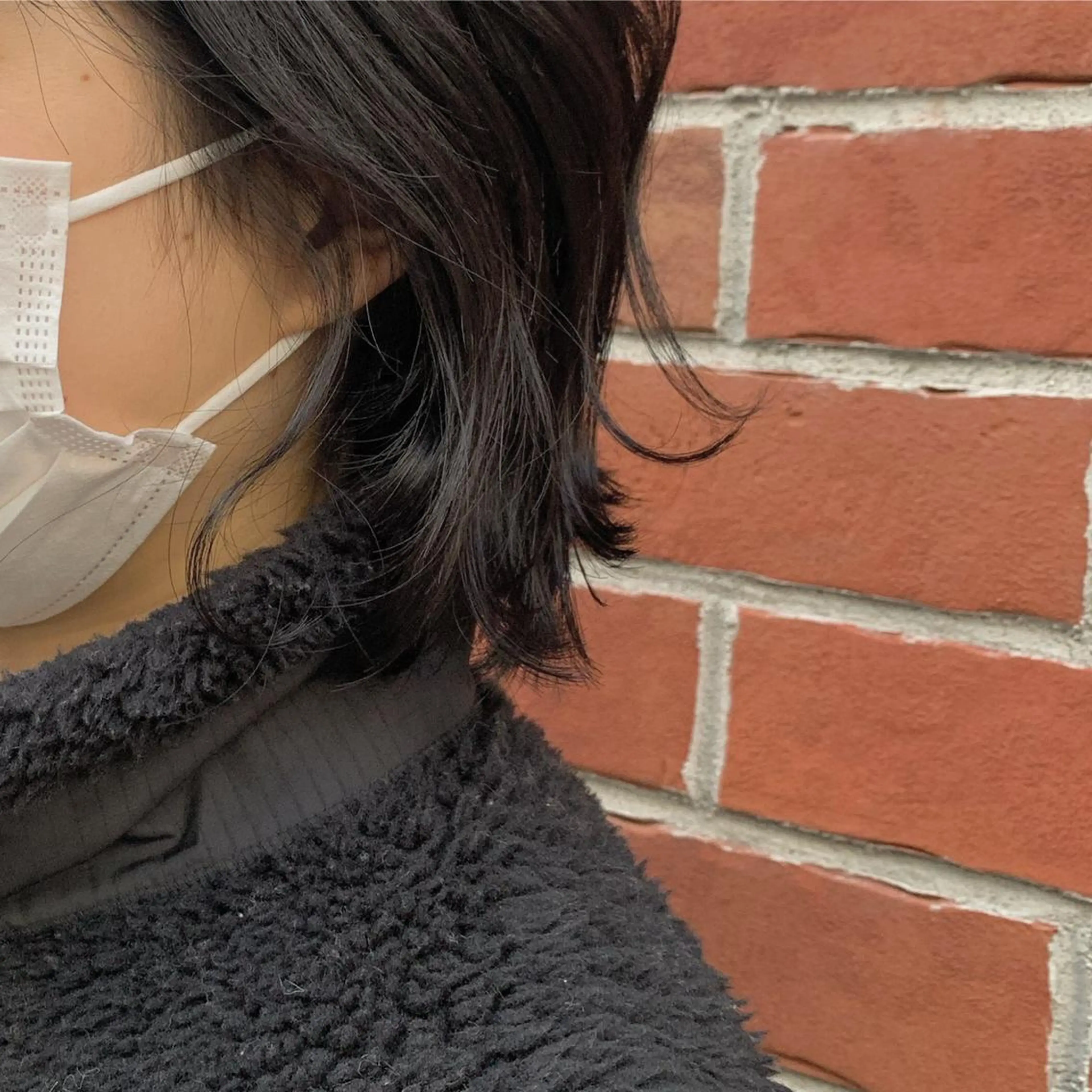 ショート カラー ヘアアレンジ アッシュ ミストバング ベージュカラー 黒髪 ブリーチ maoブリーチ無し 似合わせカラーのヘアスタイル