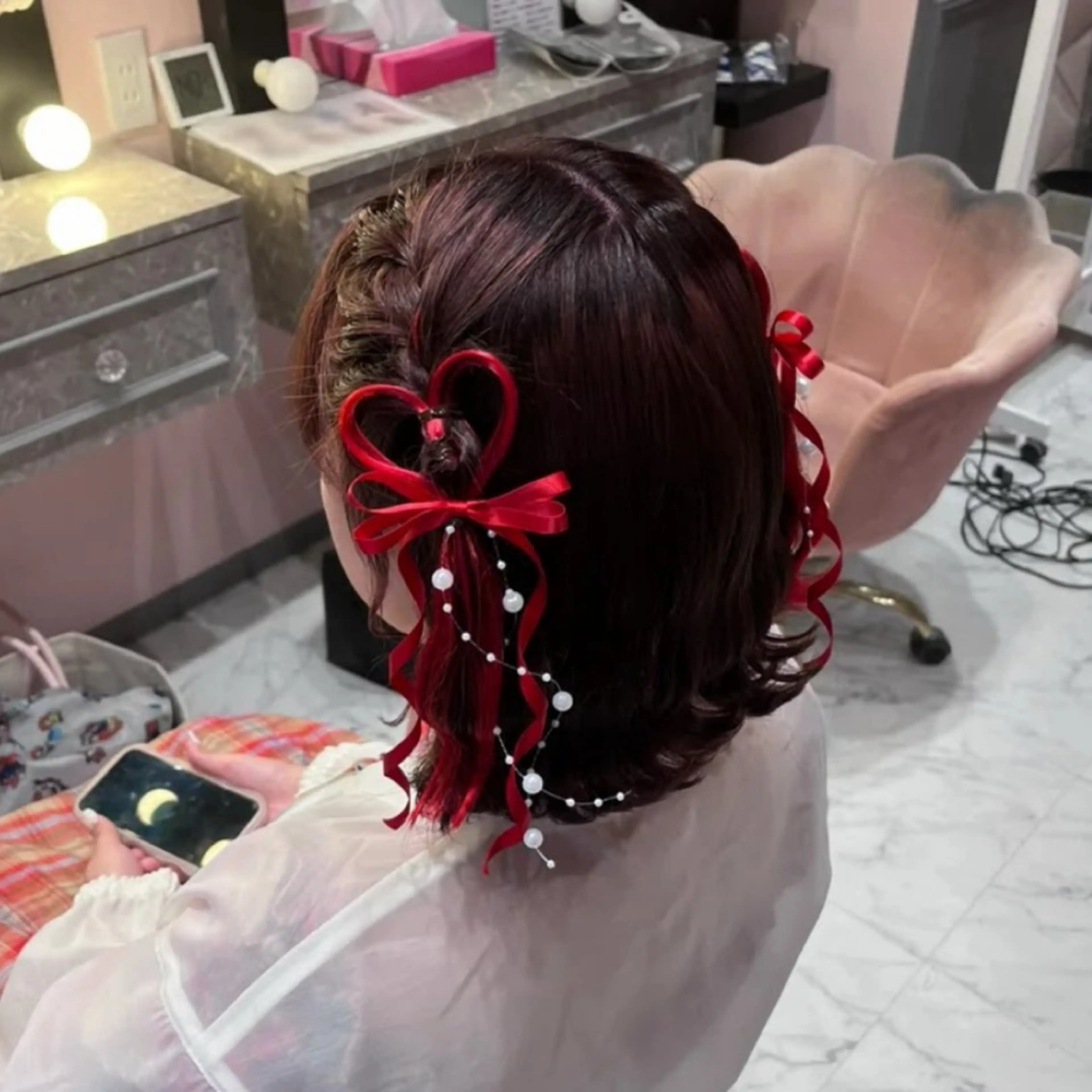 ミディアム ヘアアレンジ MILD by 17 秋葉原 ‪♡みづき♡のヘアスタイル