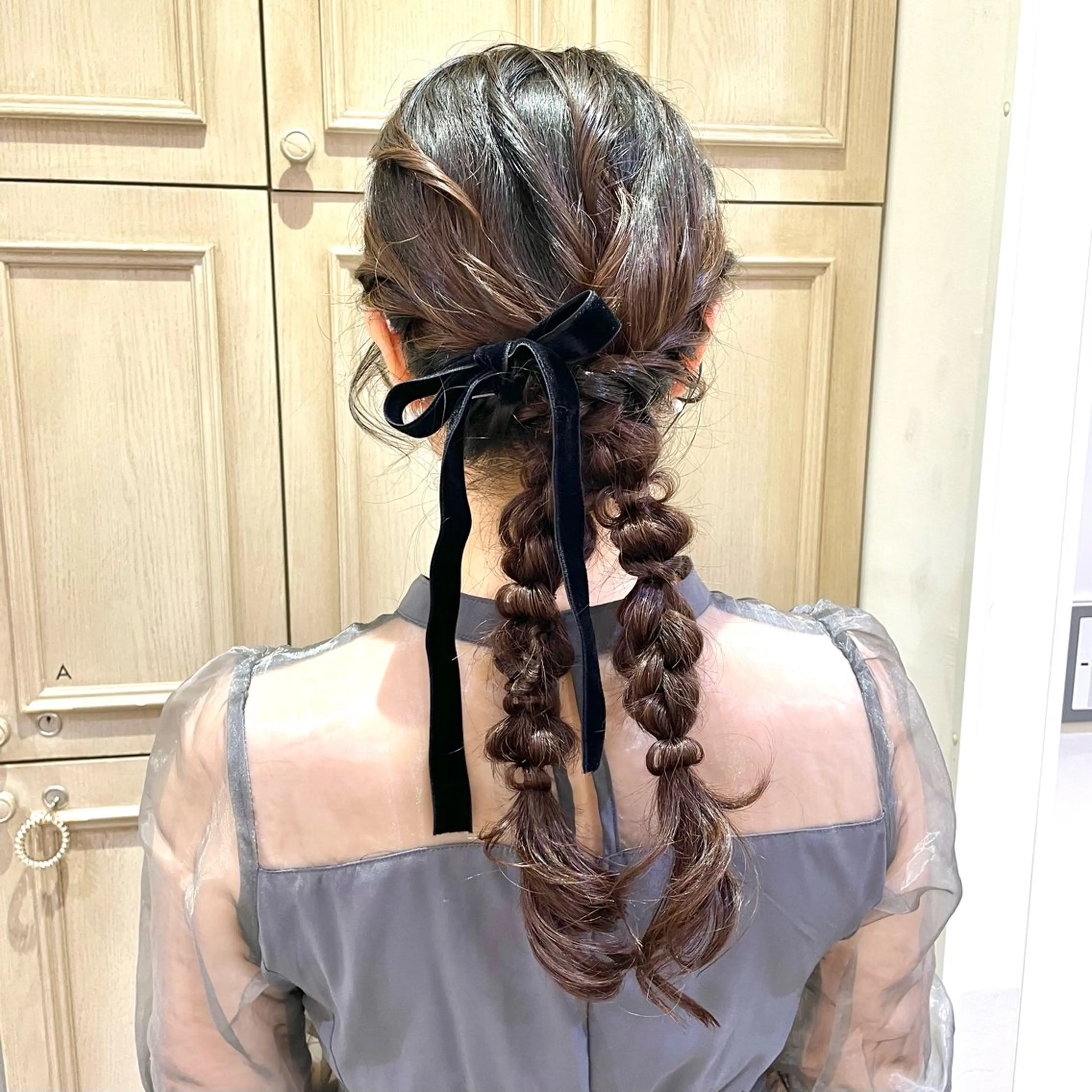 ヘアアレンジ ハイトーンカラー/ 長さだし🐇きょうかのヘアスタイル