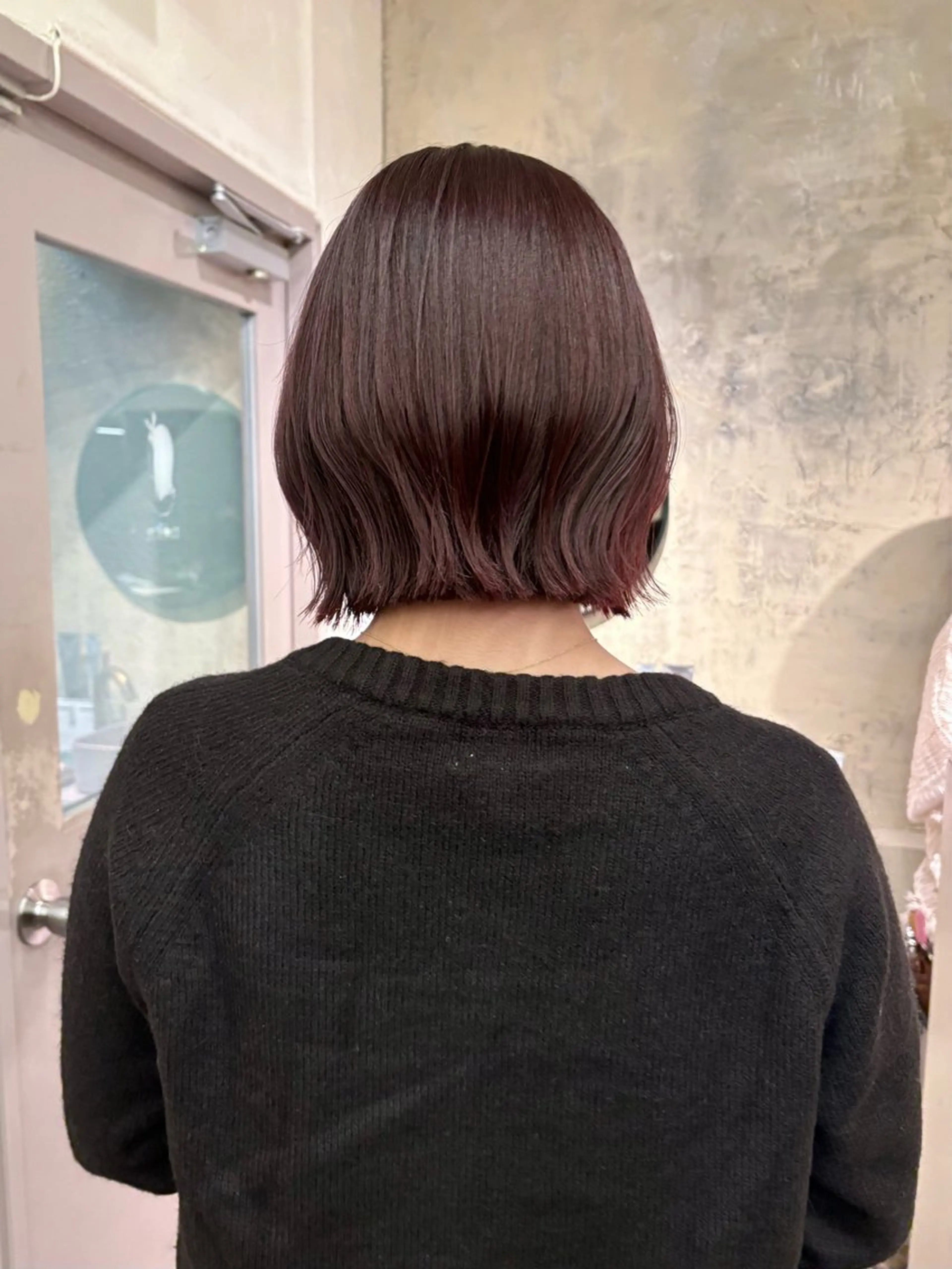 ミディアム カラー カット ヘアカラー トリートメント karin🌛ボブ／ 透明感たっぷりカラーのヘアスタイル