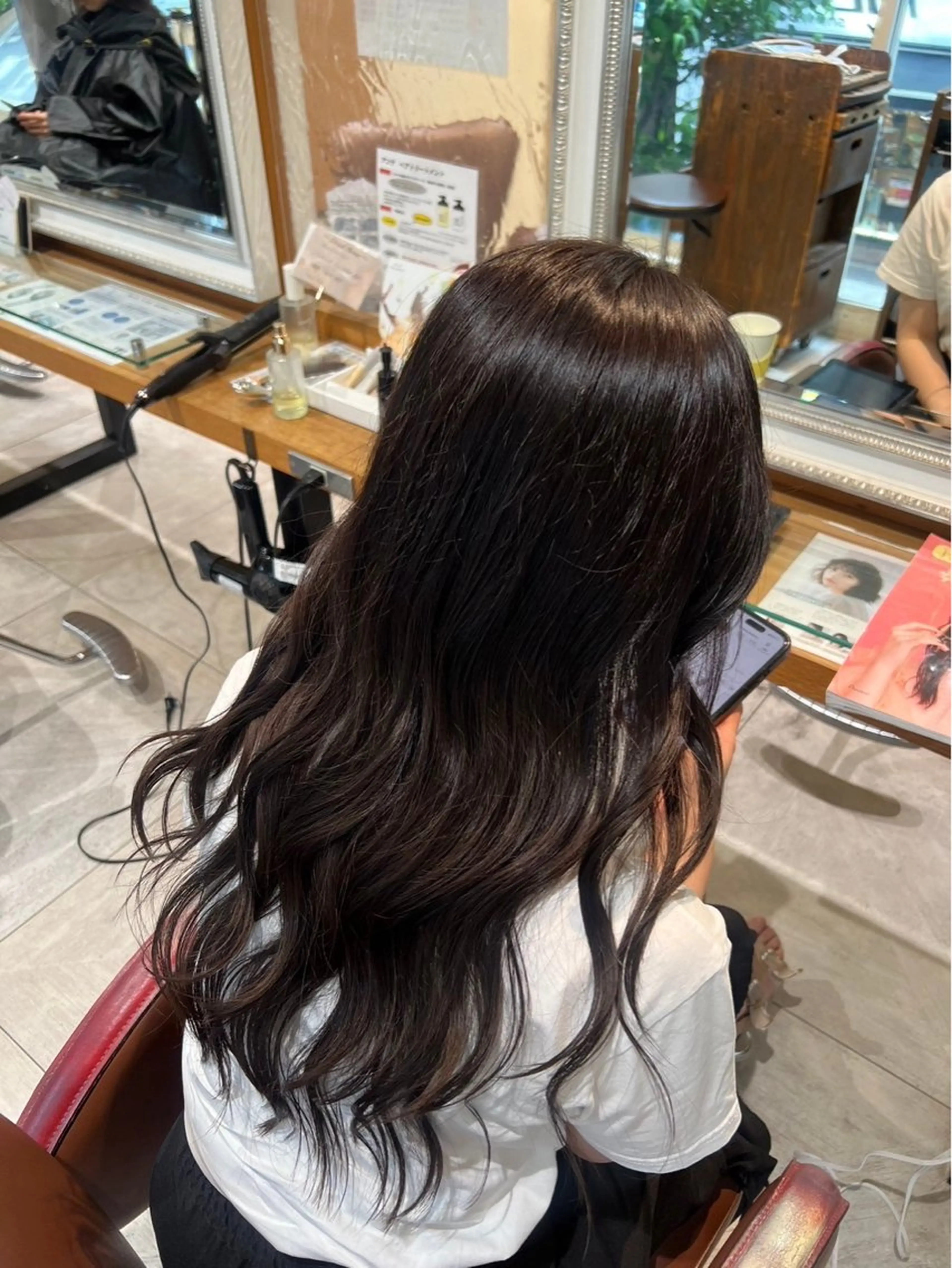 ロング カラー ヘアカラー トリートメント ALLEN HAIR松戸所属・SAKI 💙のヘアスタイル