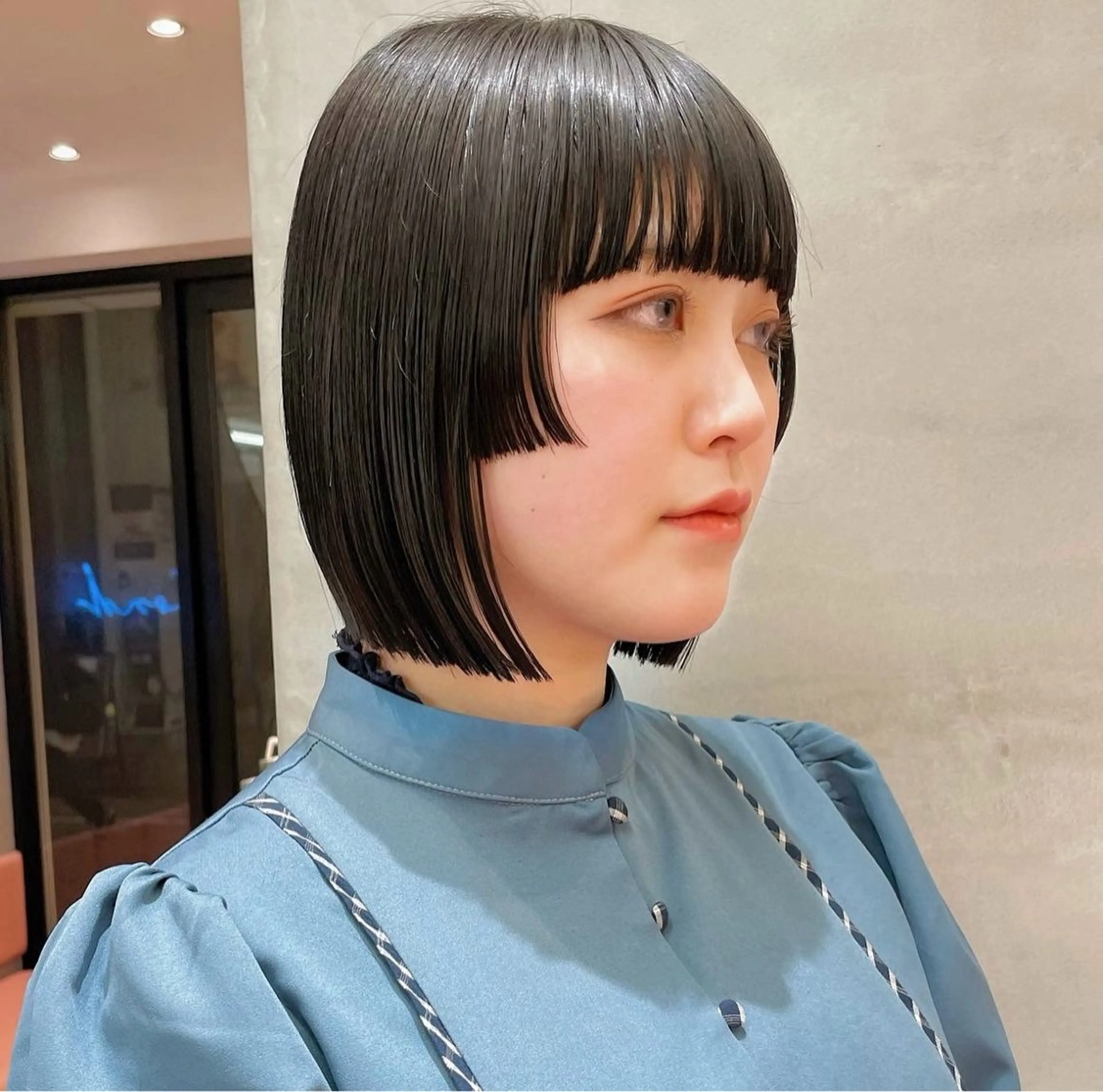 ショート Misaki /ボブ/縮毛矯正のヘアスタイル