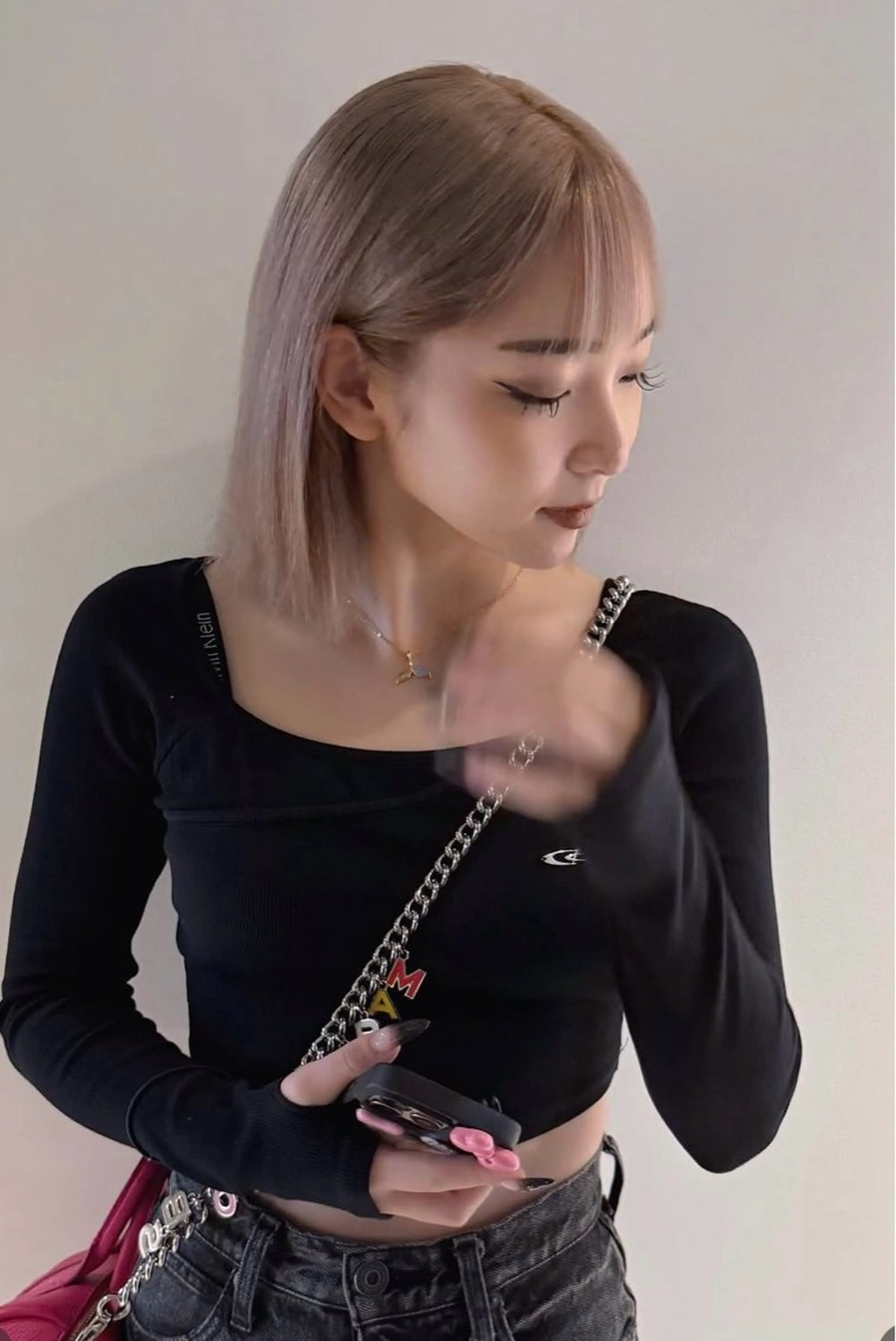 ミディアム カラー miyuki .のヘアスタイル