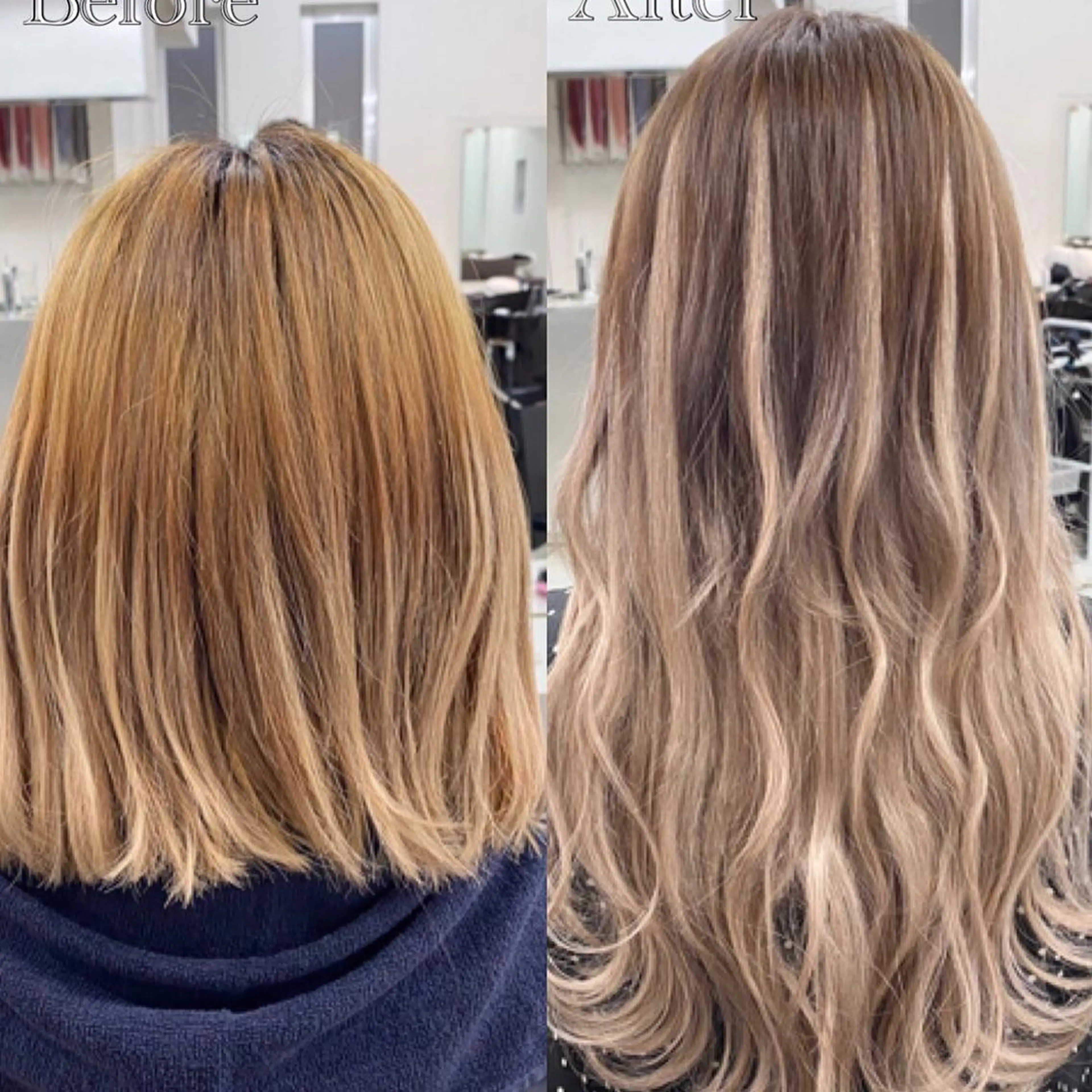 ロング ヘアアレンジ カラー エクステ トリートメント LuciA/エクステ カラーのヘアスタイル