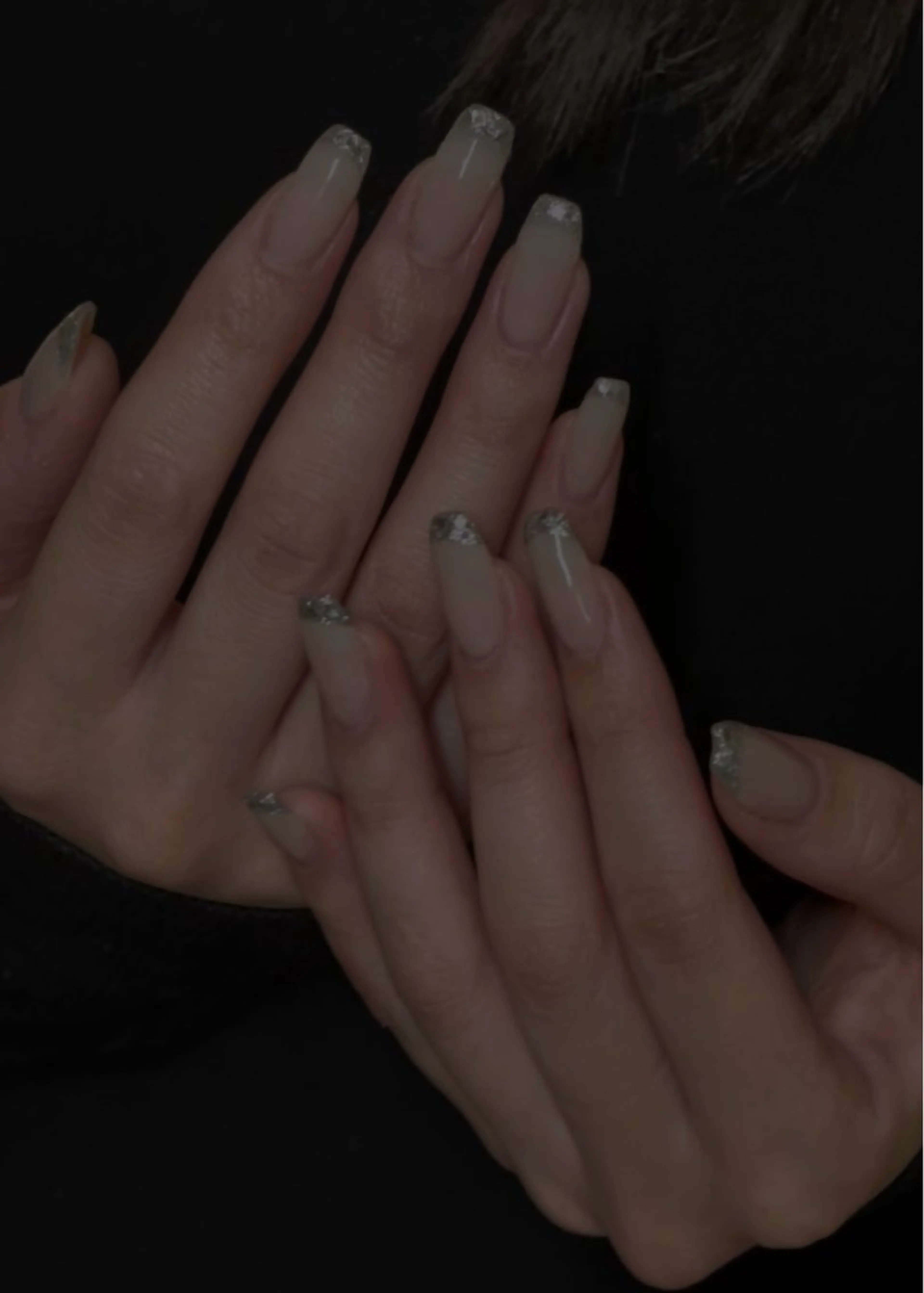 ネイル フレンチネイル ガラスフレンチ ハンドネイル Nail salon topaz所属・Nail salon topazのネイルデザイン