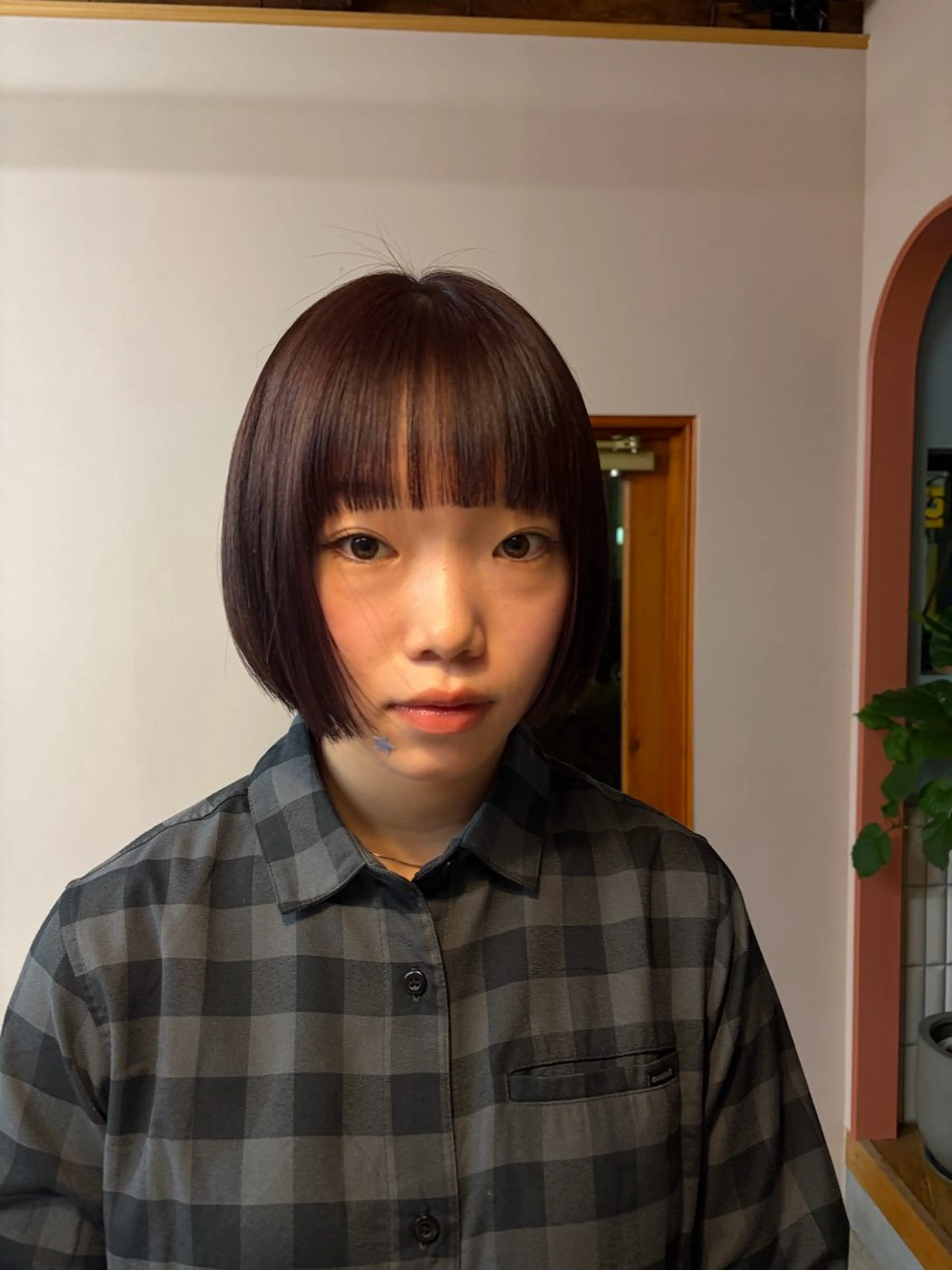 ショート カラー ヘアカラー 長嶋 まりののヘアスタイル