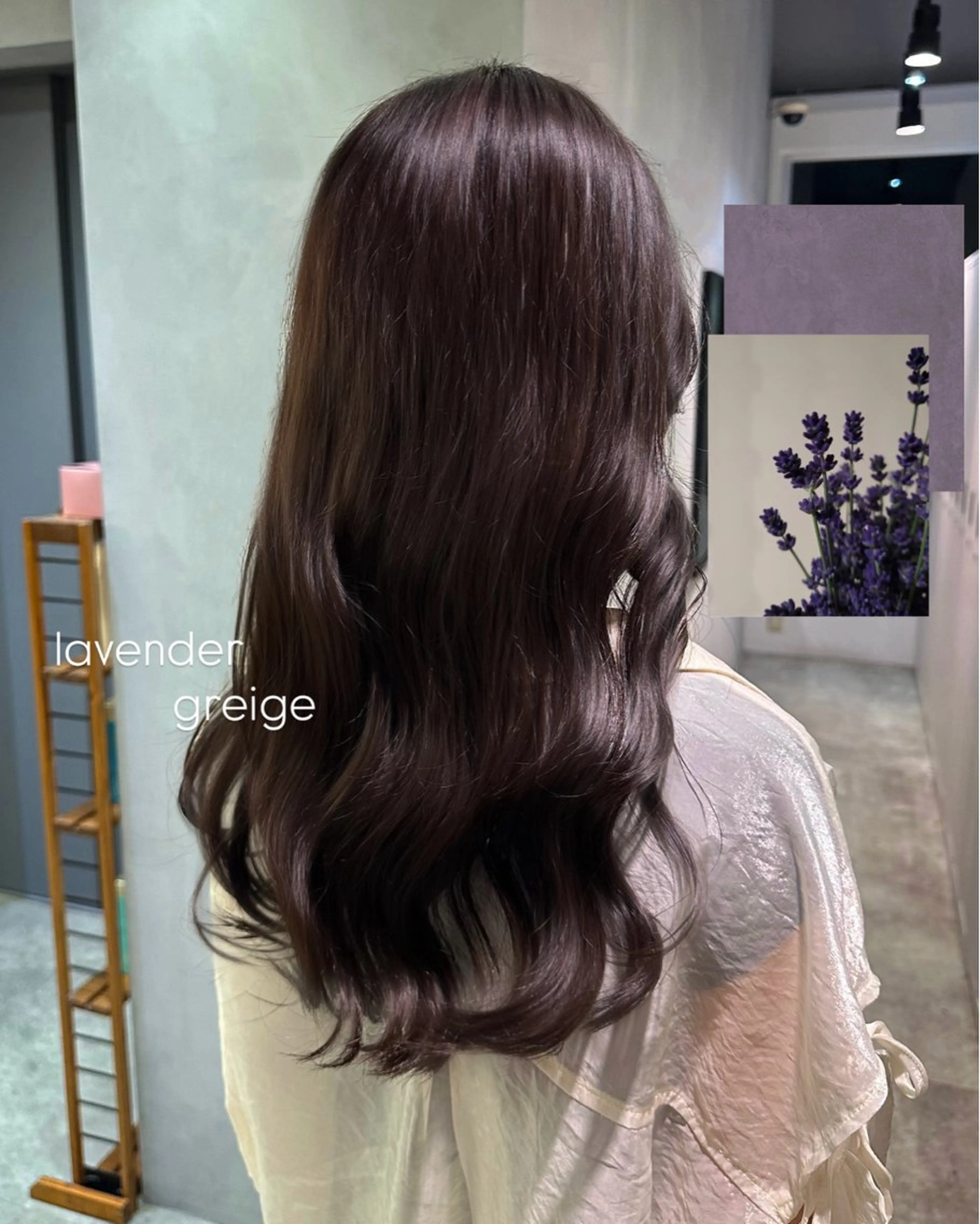 ロング ヘアカラー RIKO/暖色カラー /縮毛矯正/ミニボブのヘアスタイル