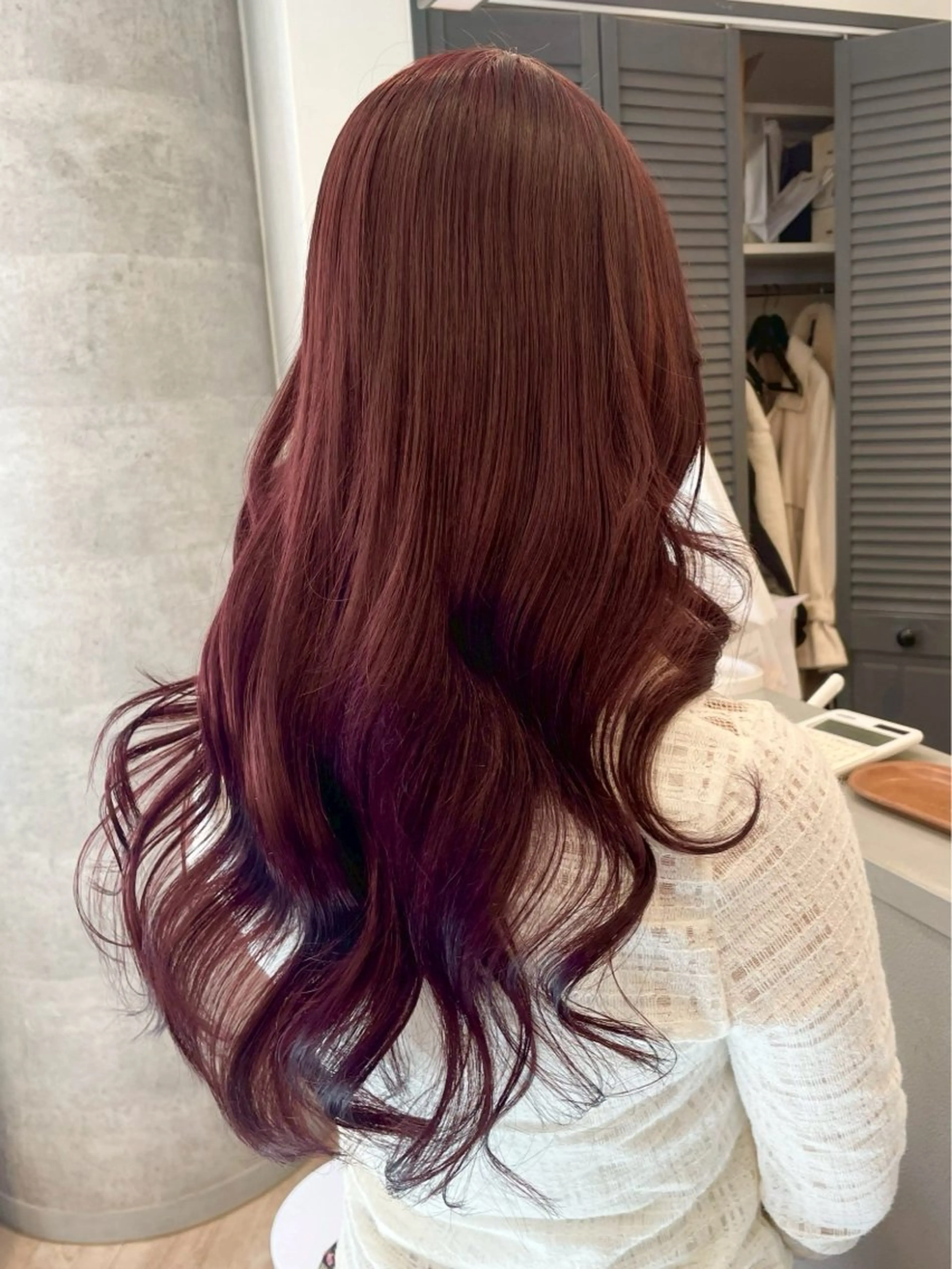 ロング カラー Loob TOKYO MiZUKiのヘアスタイル