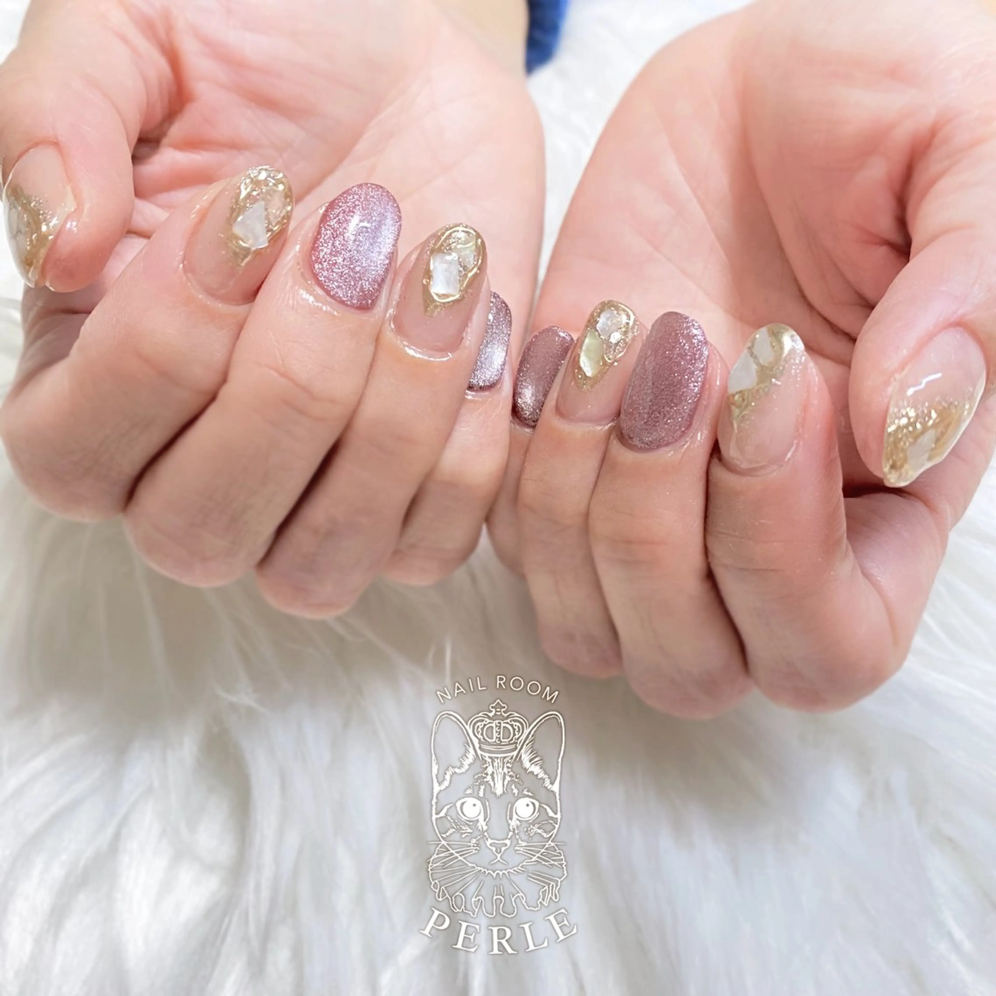 ネイル ハンドネイル nail room Perleのネイルデザイン