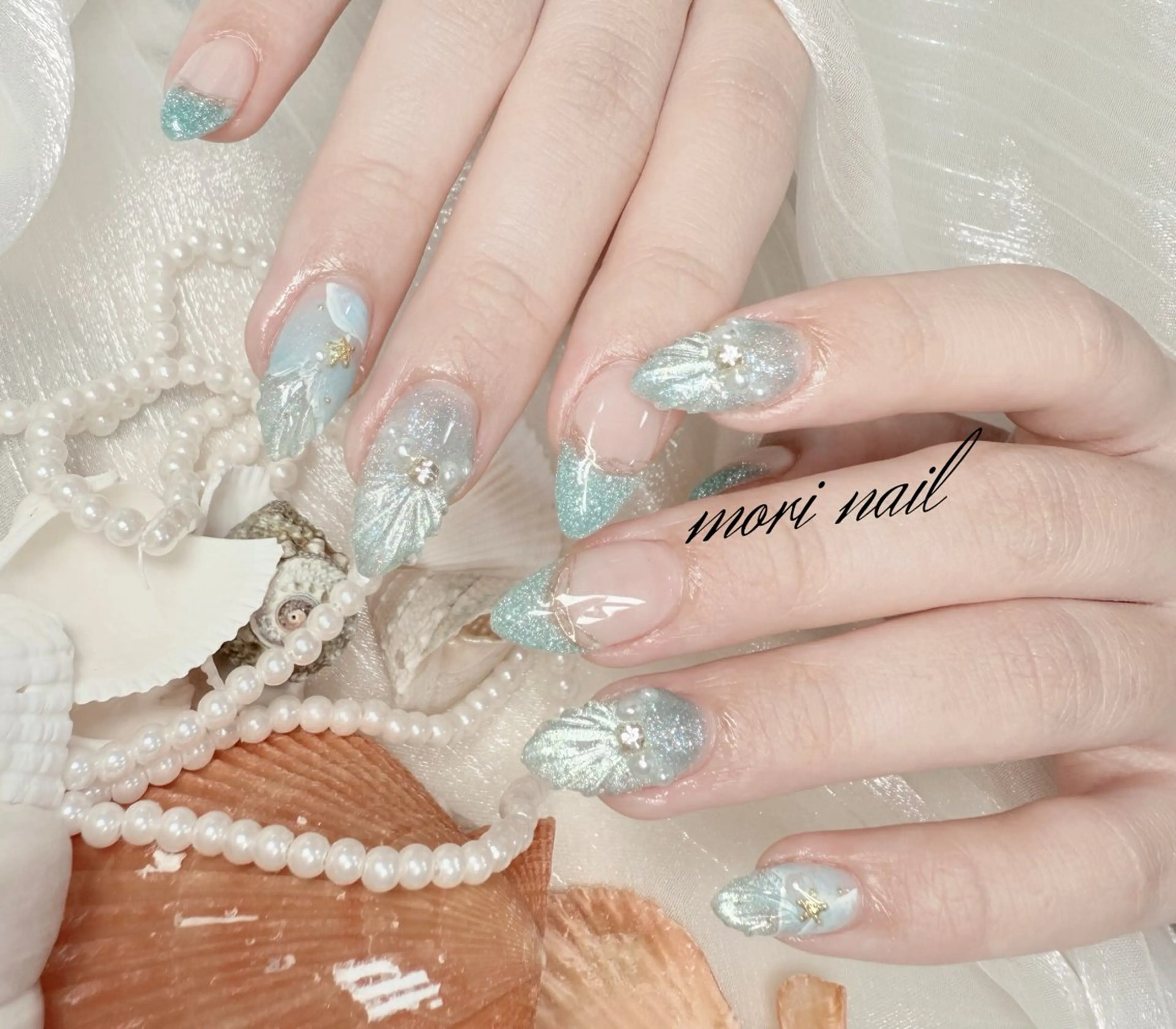 ネイル ハンドネイル 森 ネイルサロンのネイルデザイン