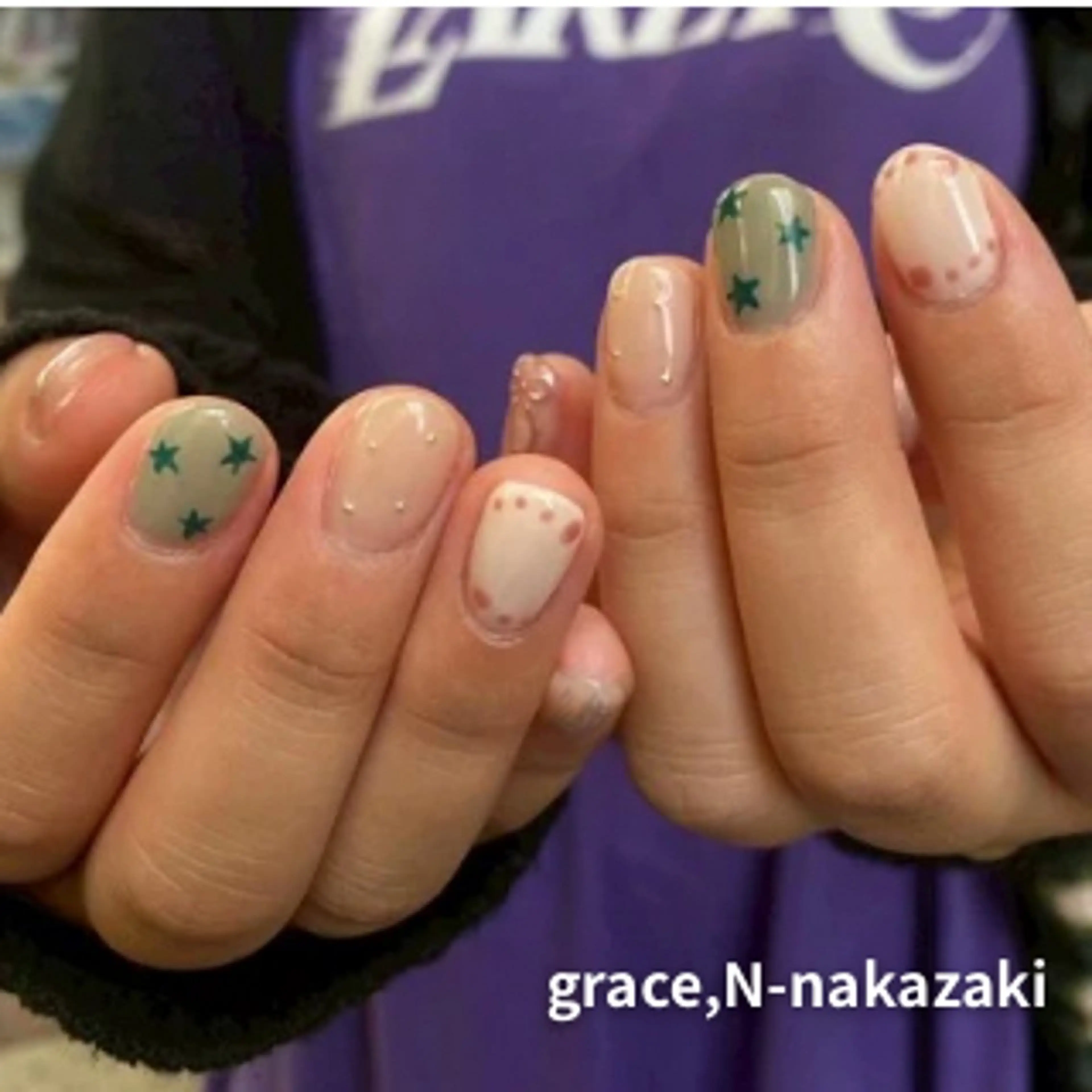 ネイル grace,N-nakazaki所属・grace,N 2男性NGのネイルデザイン