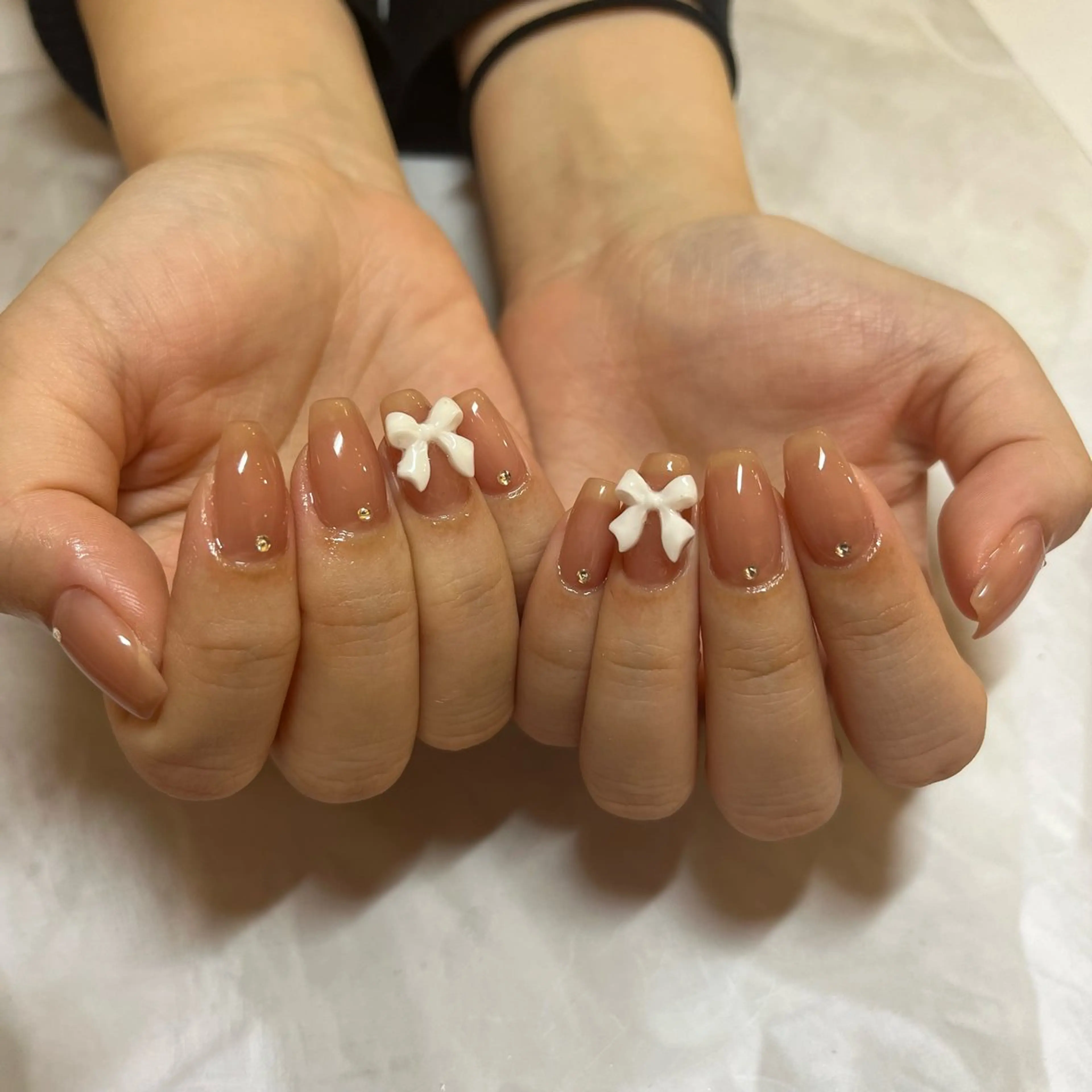 オフ込🫧ワンカラーorグラデーション+1本パーツ🎀の写真