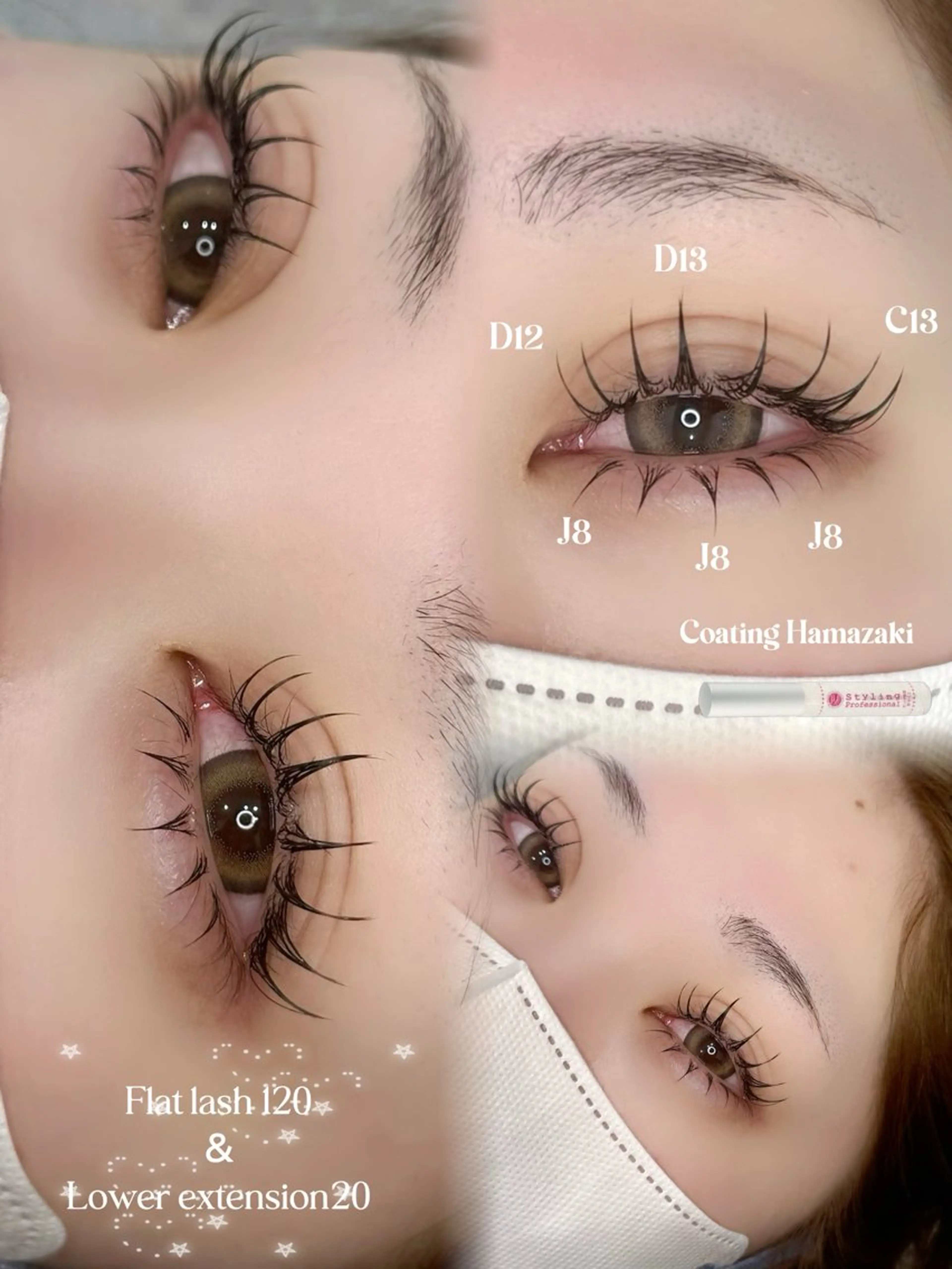 マツエク・マツパ マツエク Le Riad 栄 🦋坪内のマツエク・マツパデザイン