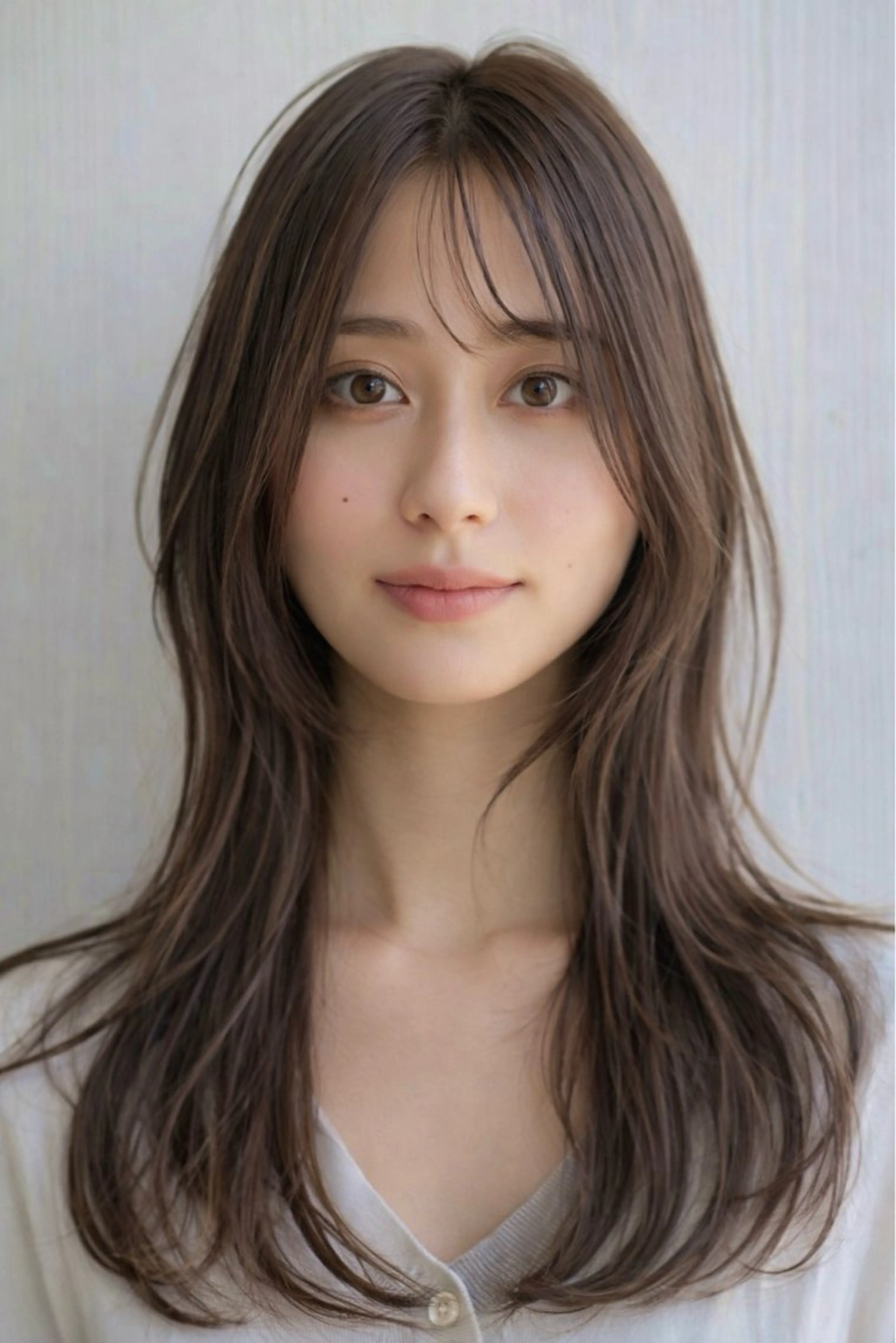 ロング カット ヘアカラー トリートメント 1%【横浜】 髪質改善&ケアカラーのヘアスタイル