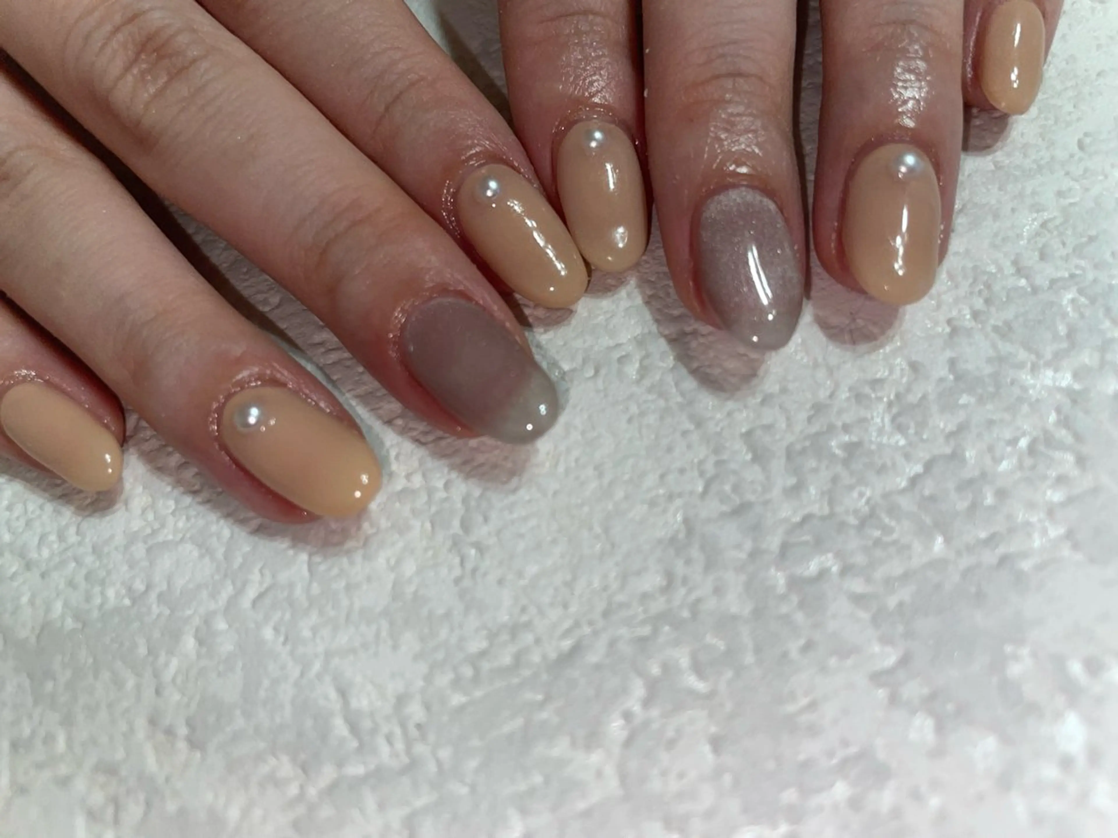 ネイル ジェルネイル メンズネイル パラジェル シンプルネイル 春ネイル kikinail 溝の口のネイルデザイン