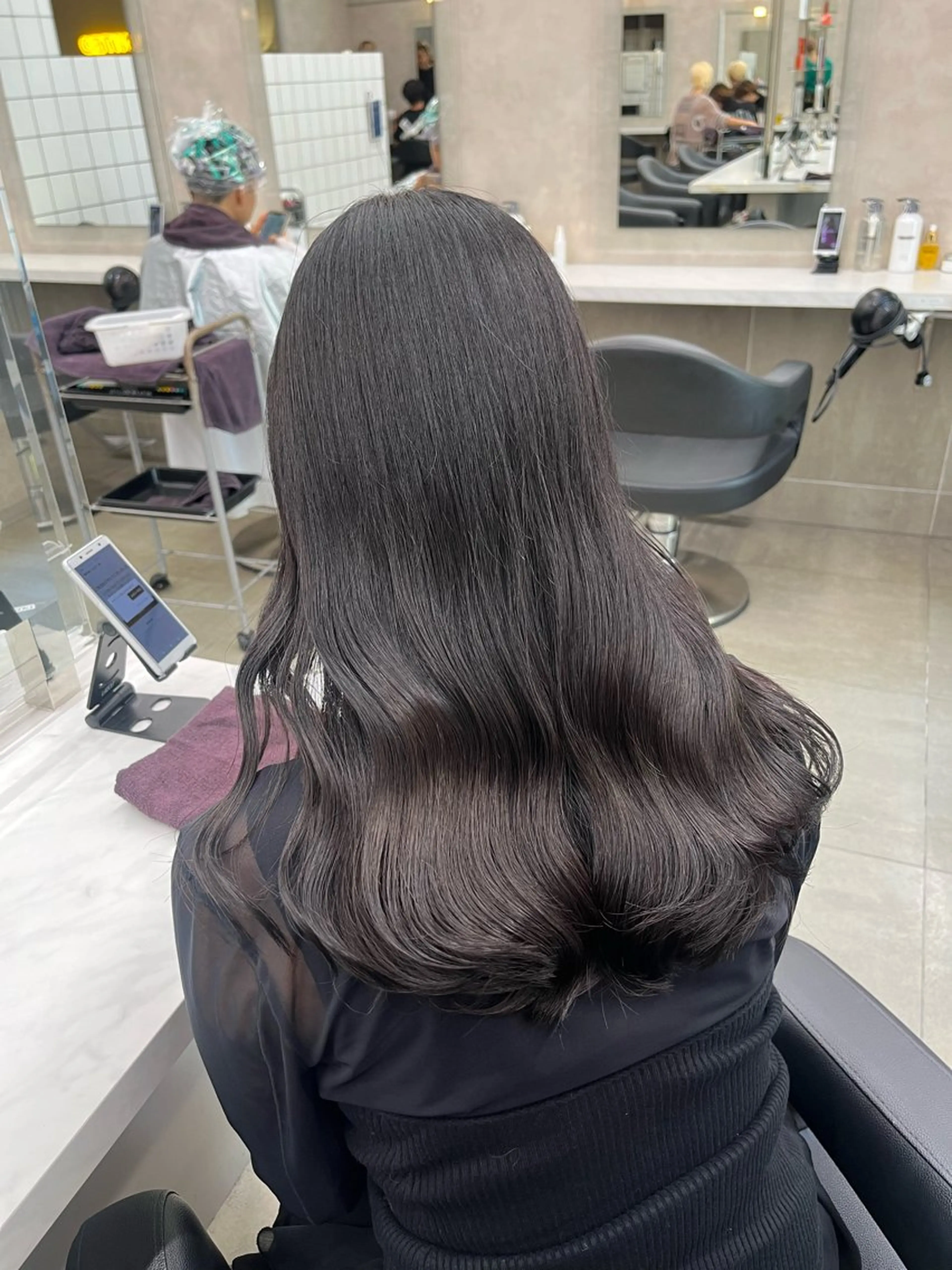 セミロング カラー パーマ ヘアアレンジ メンズ キッズ 🩰トレンド垢抜け ヘアUNITED🩰のヘアスタイル