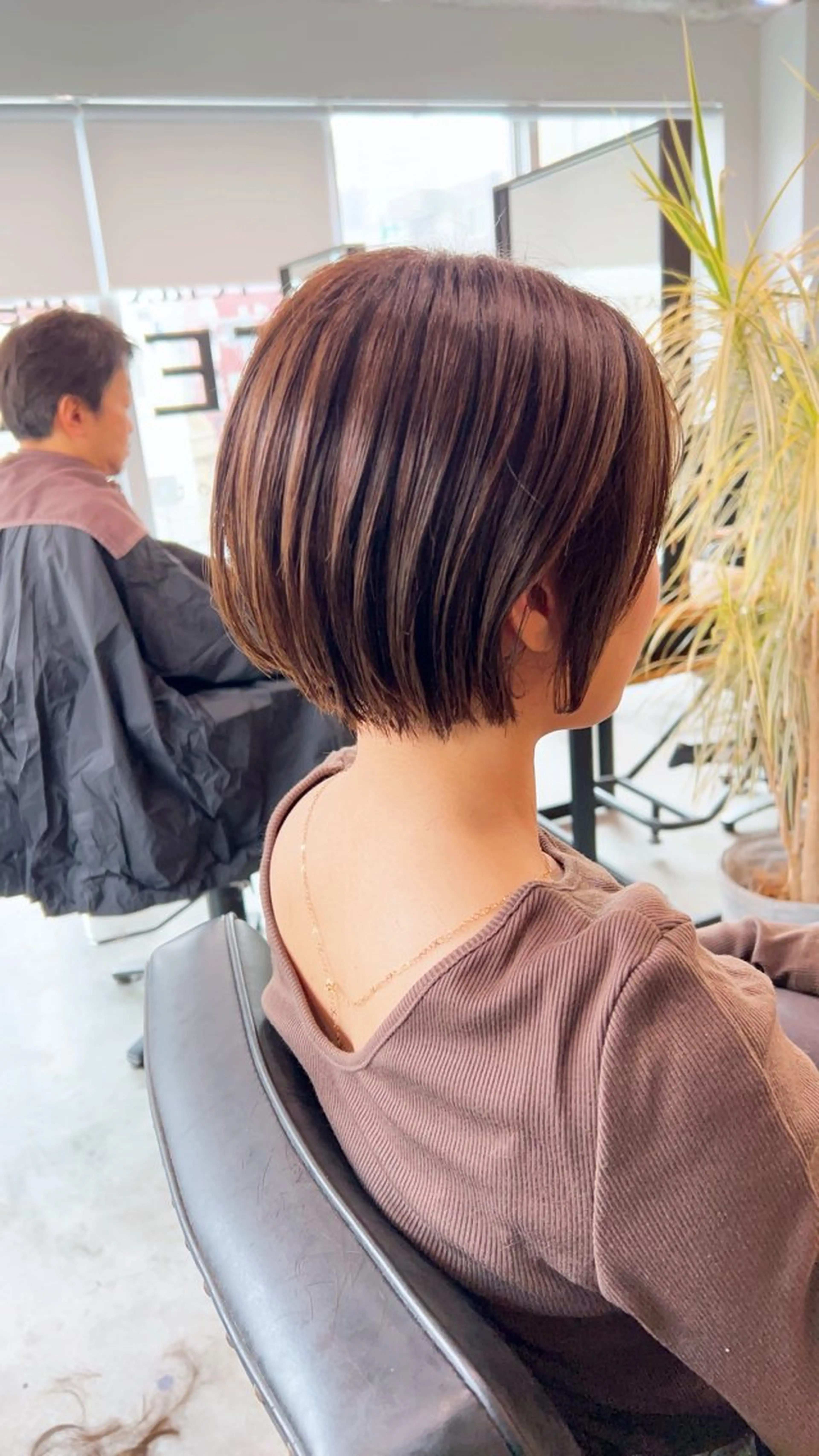 ショート 韓国風ヘア レイヤーカット ショートヘア カット トリートメント 宗近 拓磨のヘアスタイル