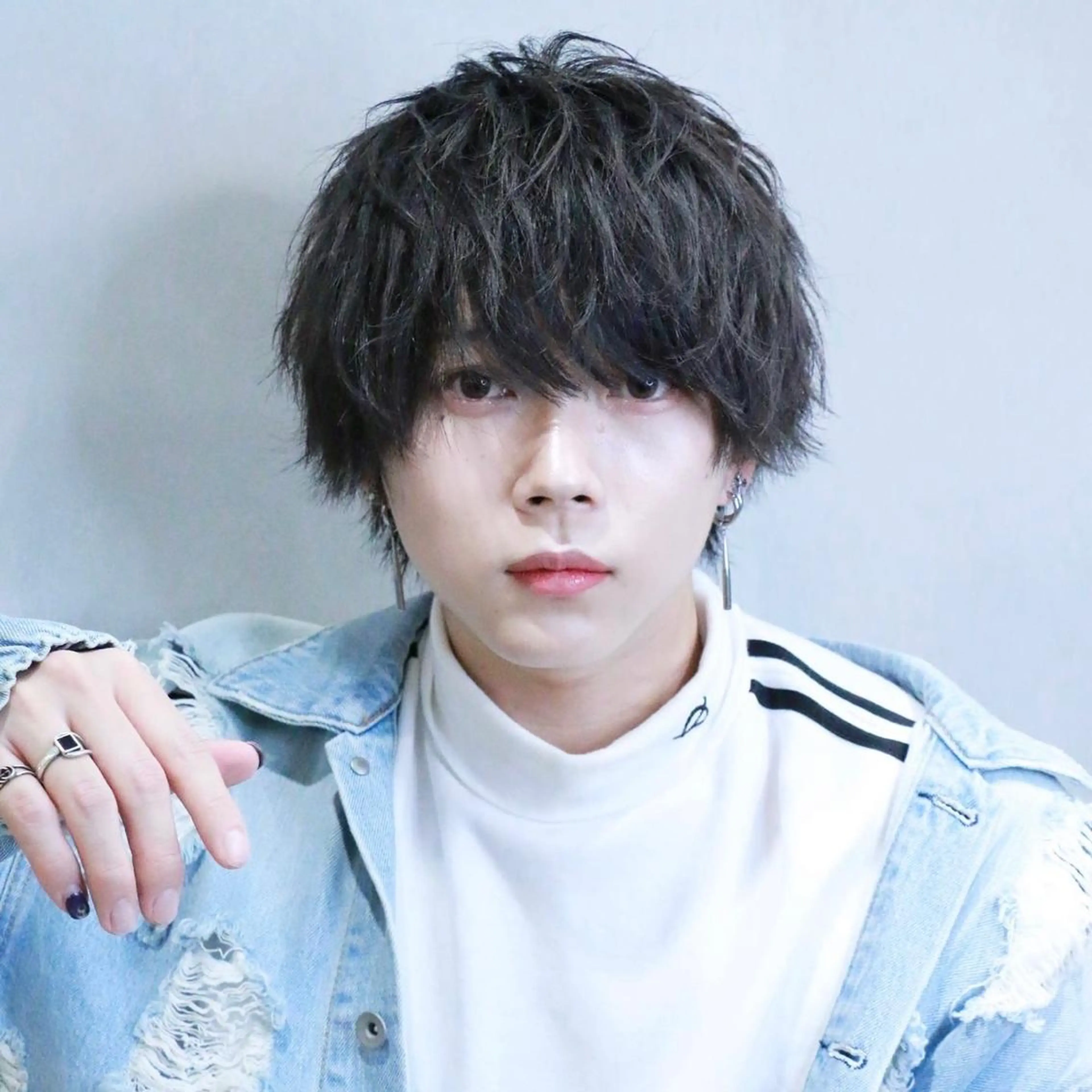 ショート パーマ ヘアアレンジ メンズ メンズパーマ 飯塚 想のヘアスタイル