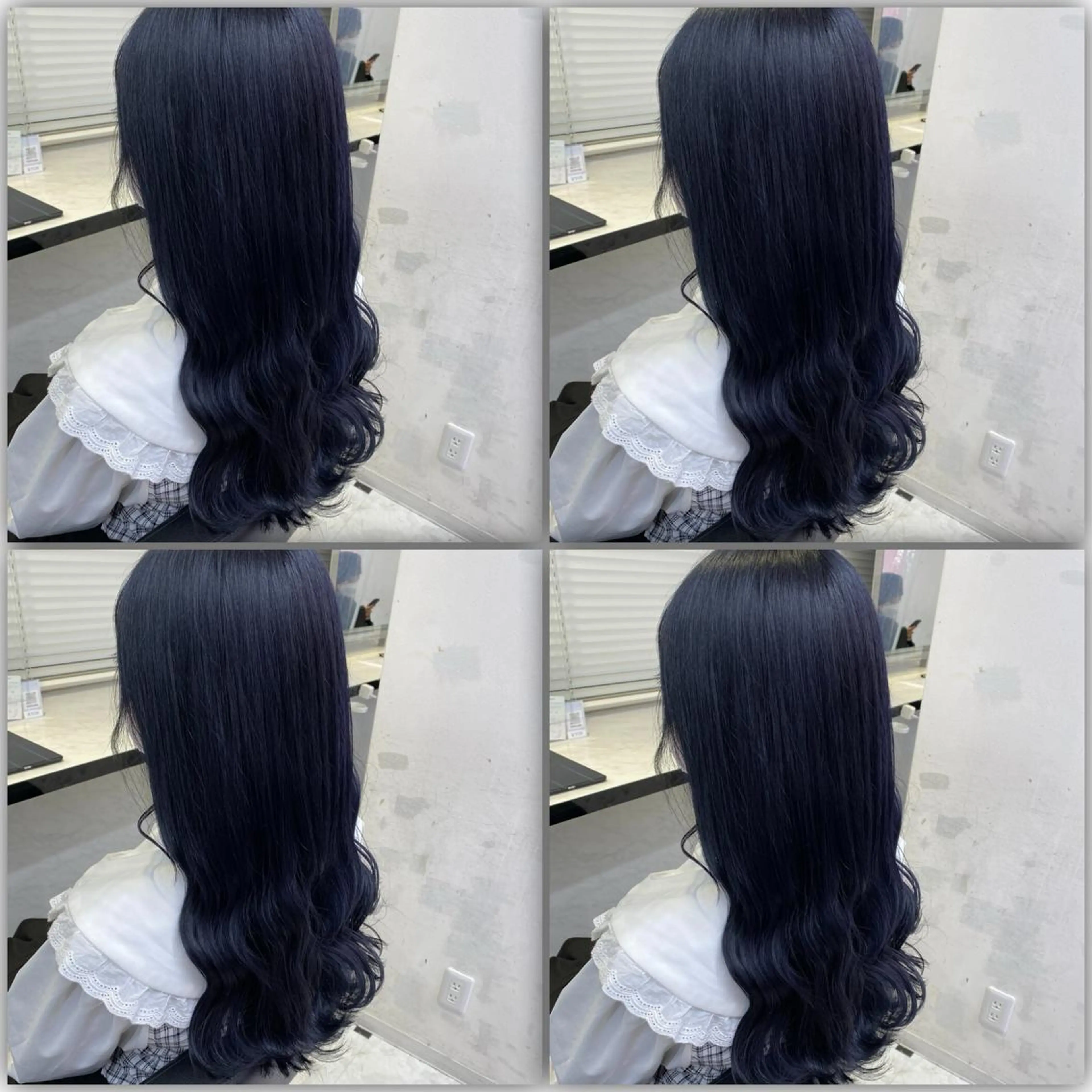 ロング カラー ヘアアレンジ ダブルカラー 韓国ヘアKYONのヘアスタイル