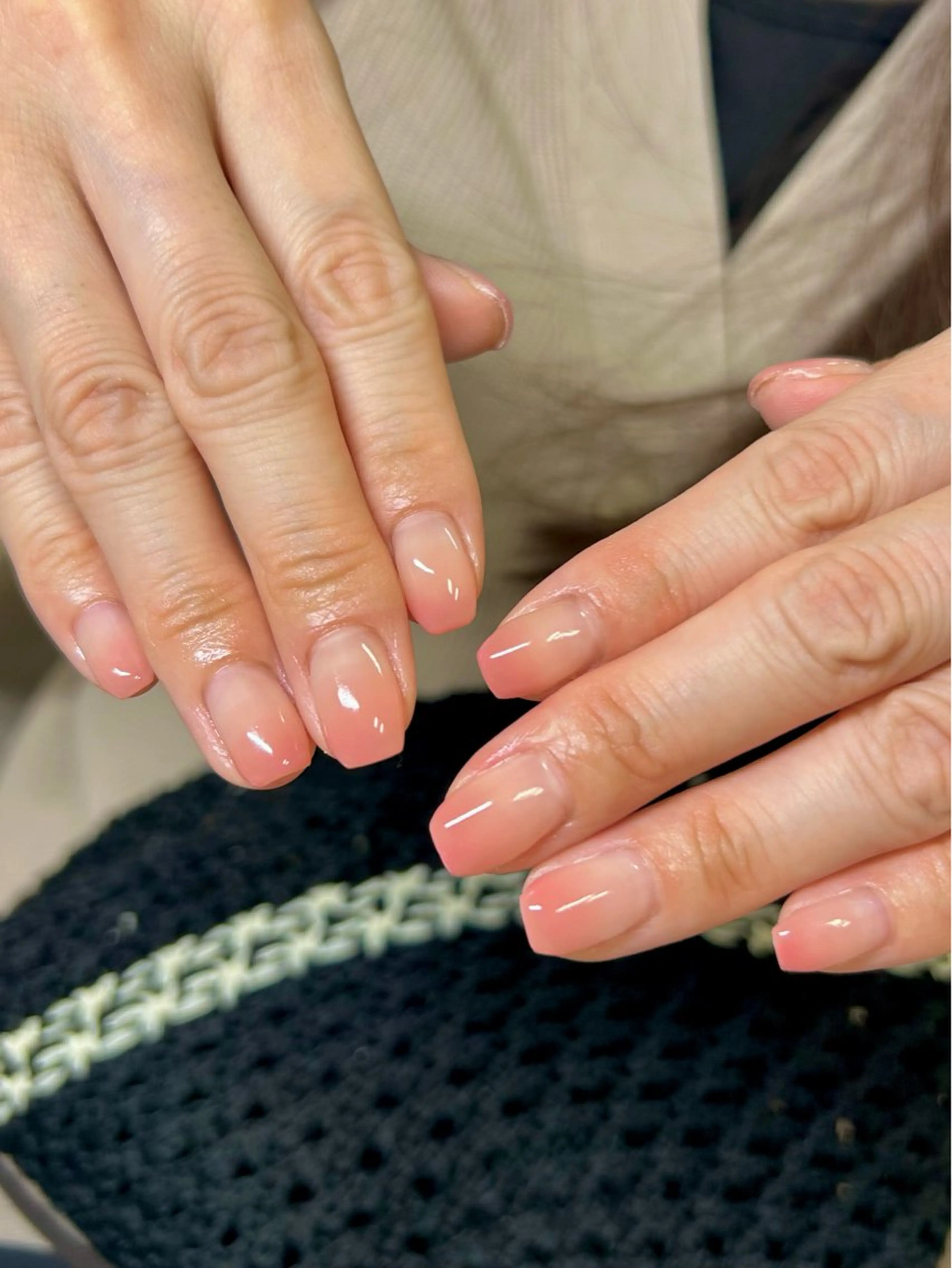 ネイル グラデーション ピンク private nailsalon Alice所属・Alice / Nanaのネイルデザイン